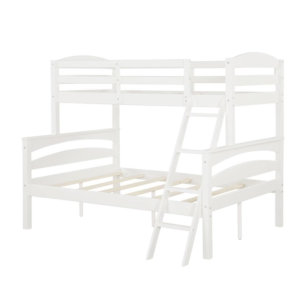 DHP DA6940W Brady White Twin over full Bunk Bed