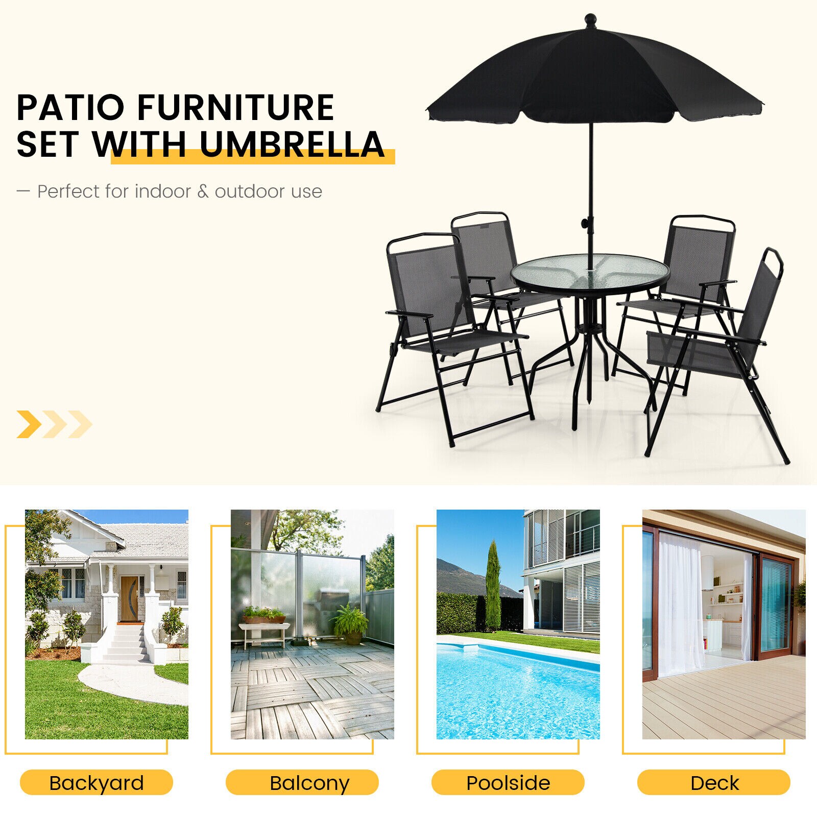 LIVIZA TDZ11803CF Patio-Dining-Sets - View #5