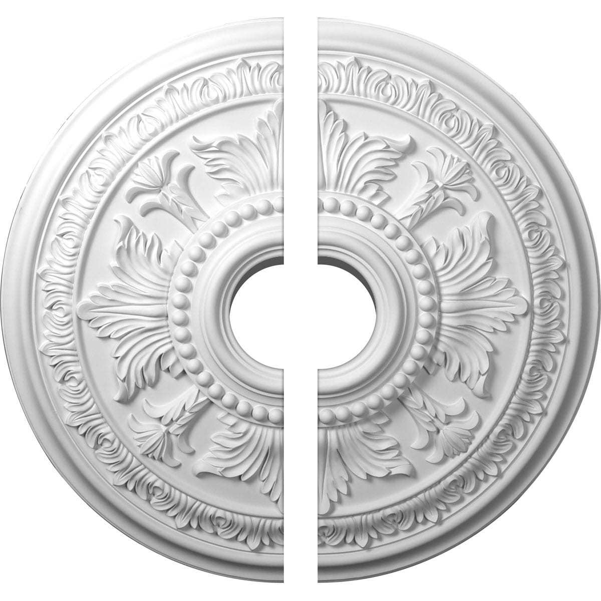 Ekena Millwork CM30TE2-06000 Tellson 30.625-Inches W x 30.625-Inches L Architectural Primed Polyurethane Split Ceiling Medallion