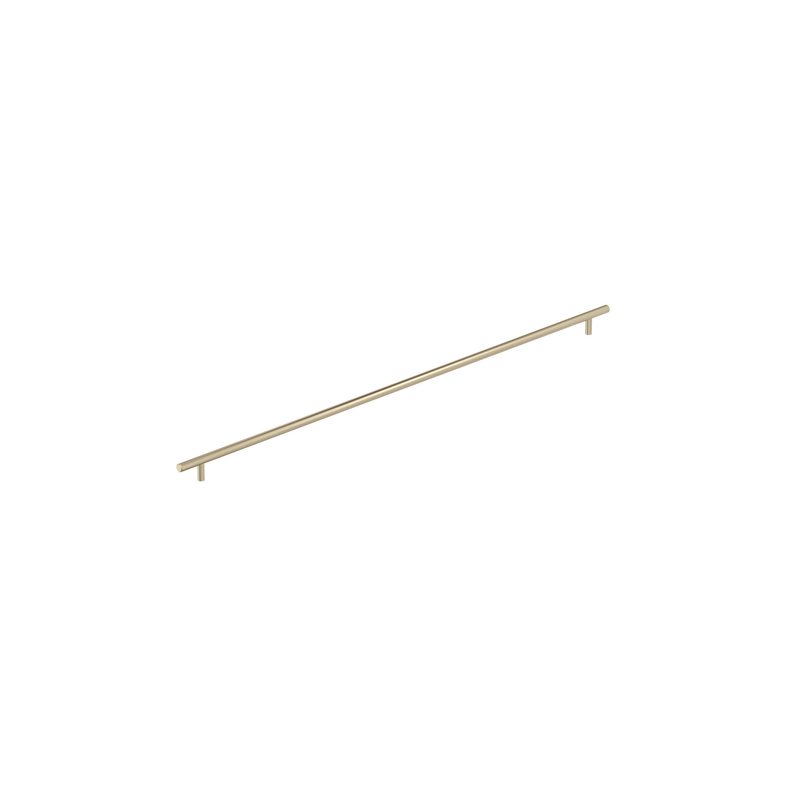 Golden Champagne 30-1/4 inch Steel Bar Pull with Mounting Hardware