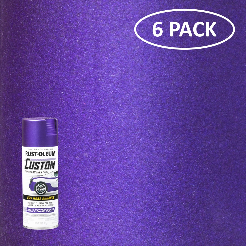 Weather-Resistant Ultra-Durable Purple Spray Paint - Fast Drying