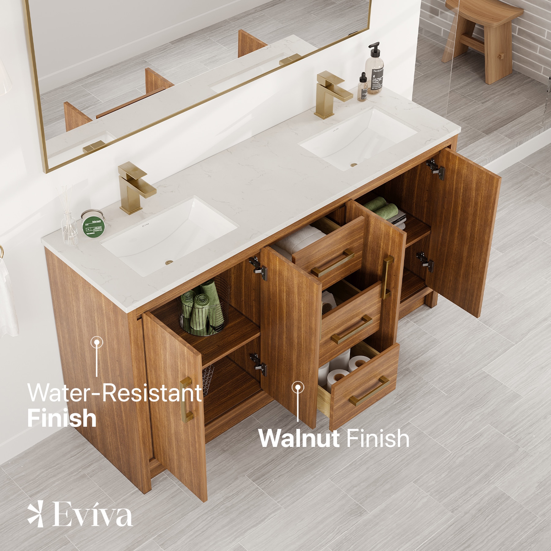 Eviva EVVN812-60X18WN Bath-Vanity-Combo - View #5