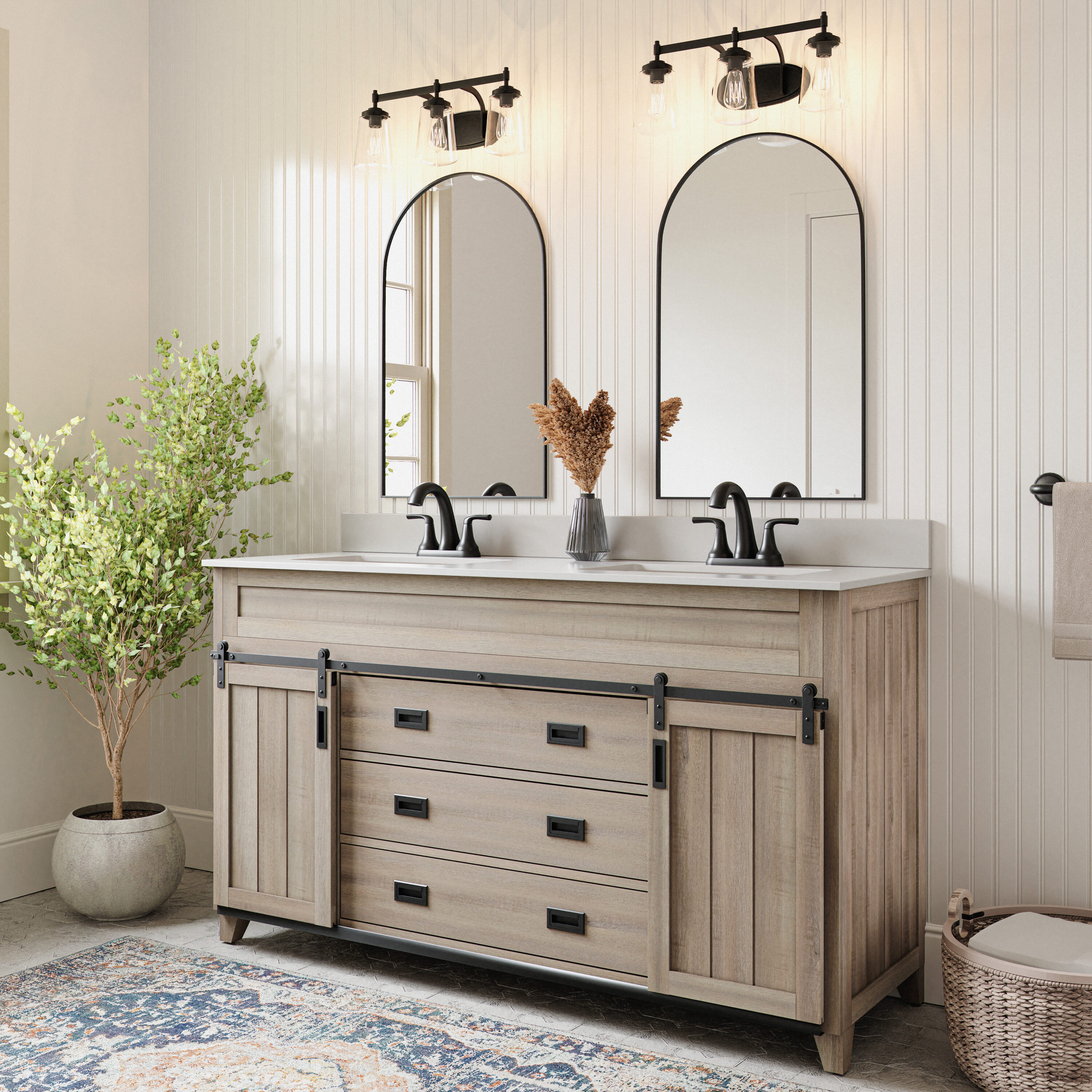 Style Selections LWS60MRTB Bath-Vanity-Combo - View #3