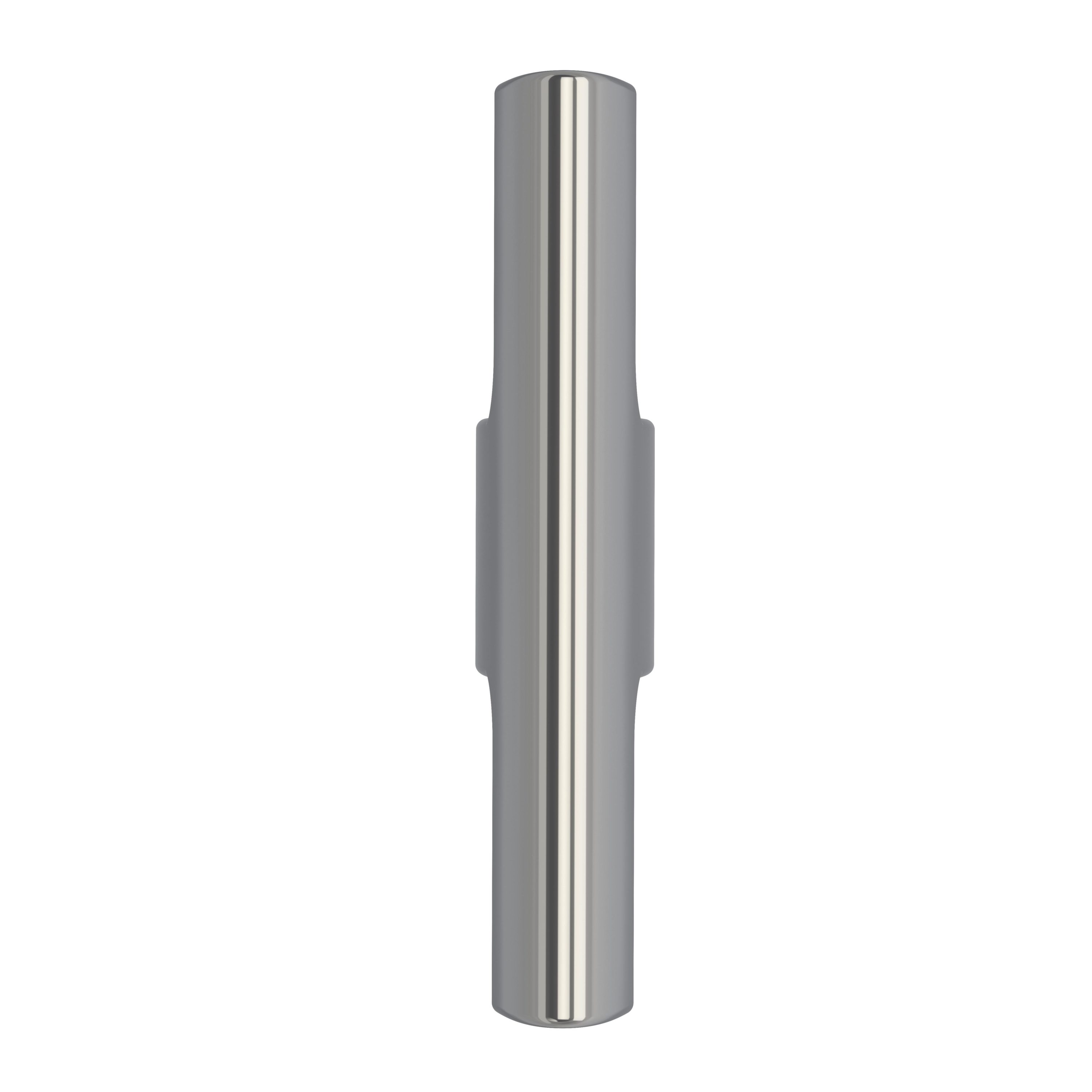Polished Chrome Modern T-Handle Cabinet Knob with Mounting Hardware
