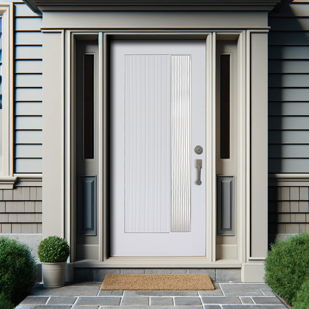 CALHOME PU2-L-GRAY-80X36 Entry-Doors - View #2