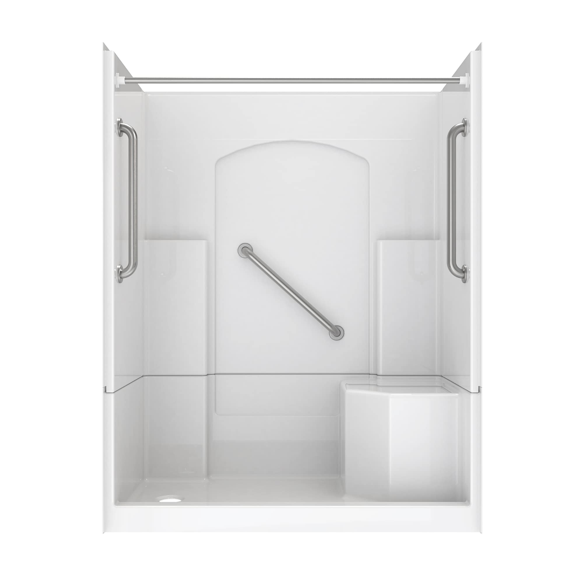 Laurel Mountain L3260SH1S4PRWB2 Alcove-Shower-Kit - View #2