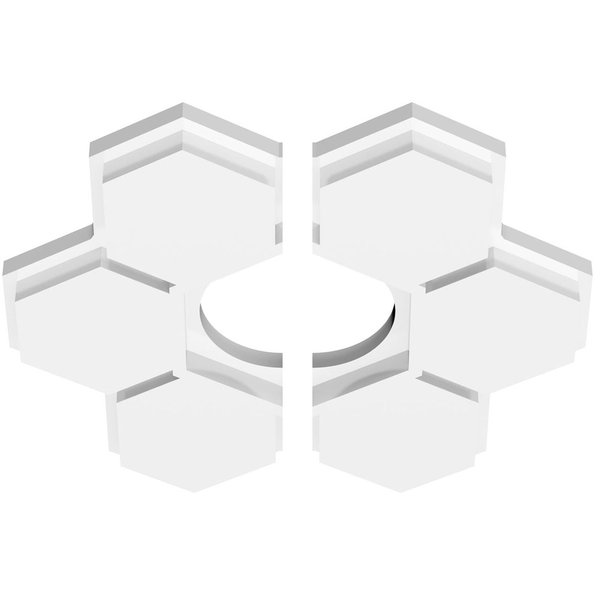 Ekena Millwork CMP10DY2-03000 Ceiling-Medallions - View #2