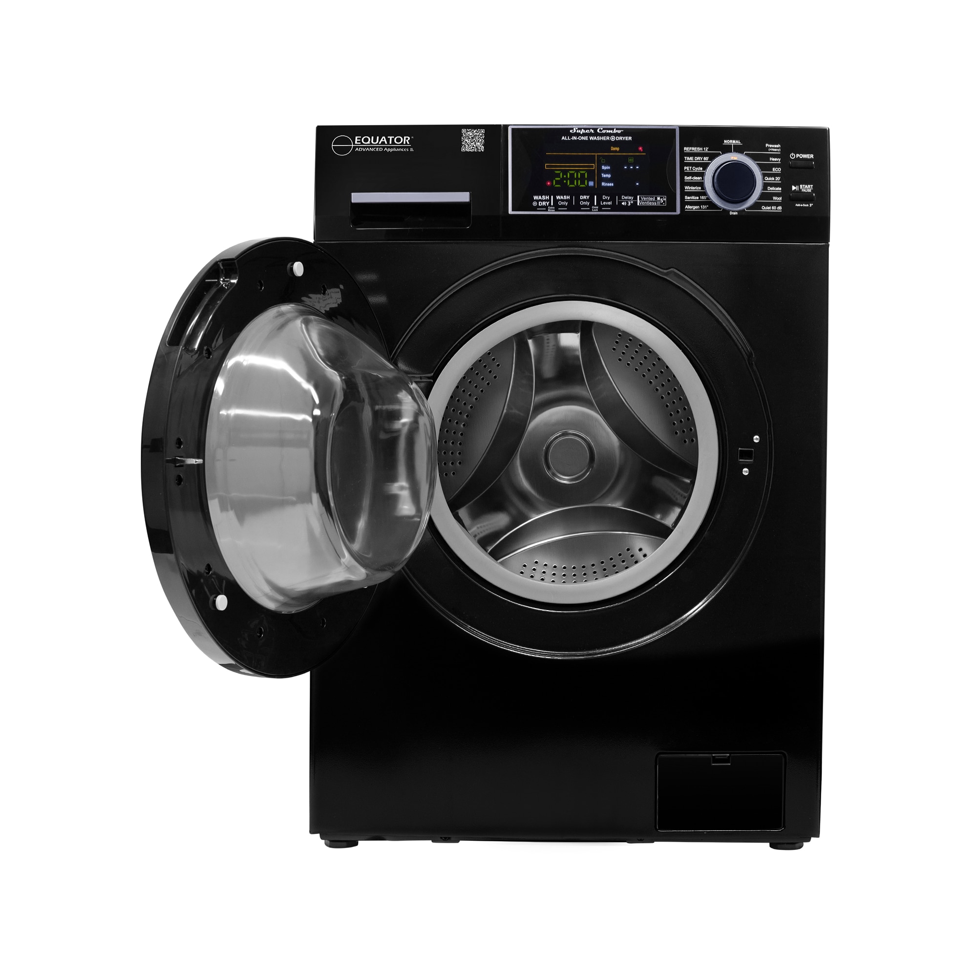 Equator Advanced Appliances EZ 4800 V BLACK Combination-Washers-Dryers - View #2