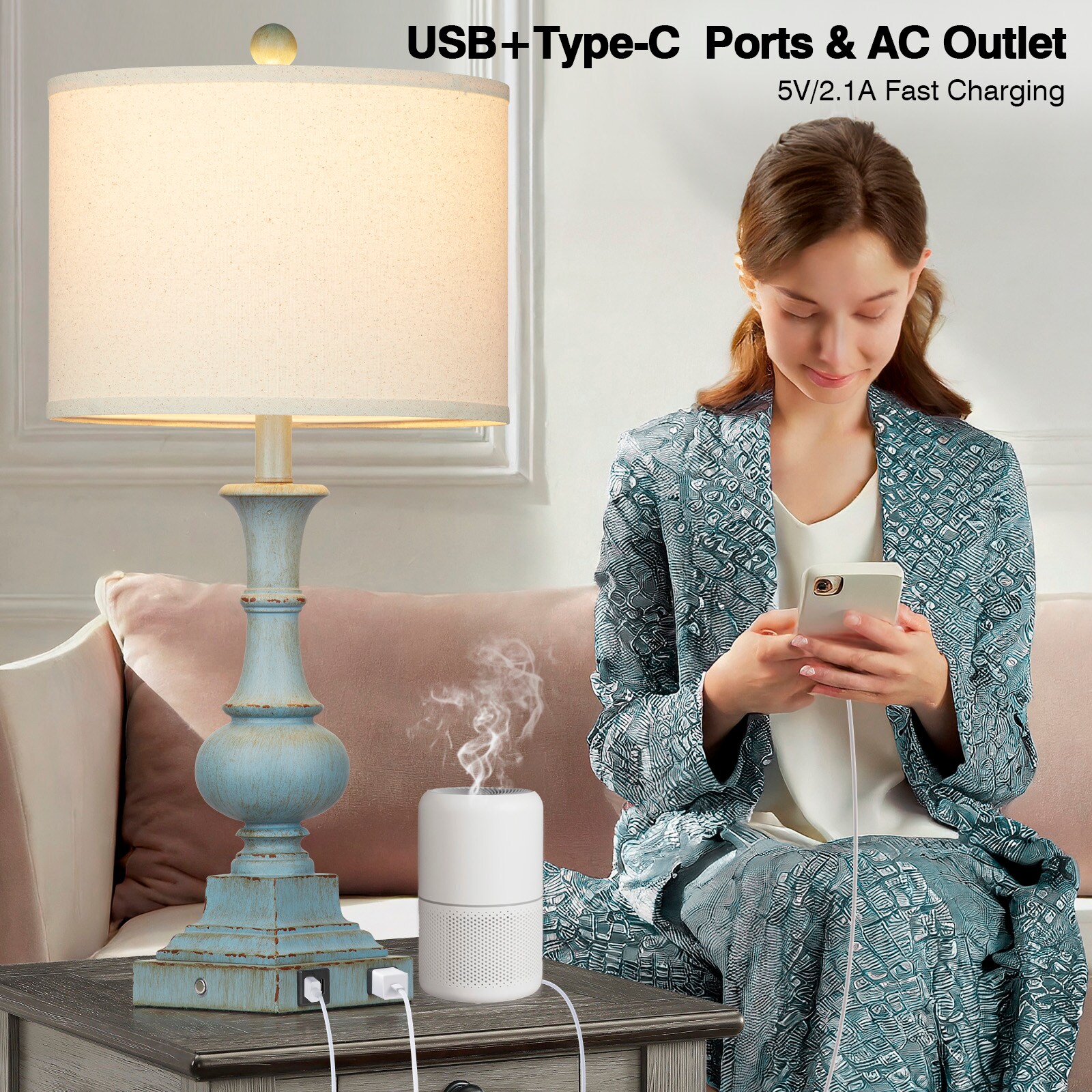 UrFurnishings TD-275 Table-Lamps - View #8