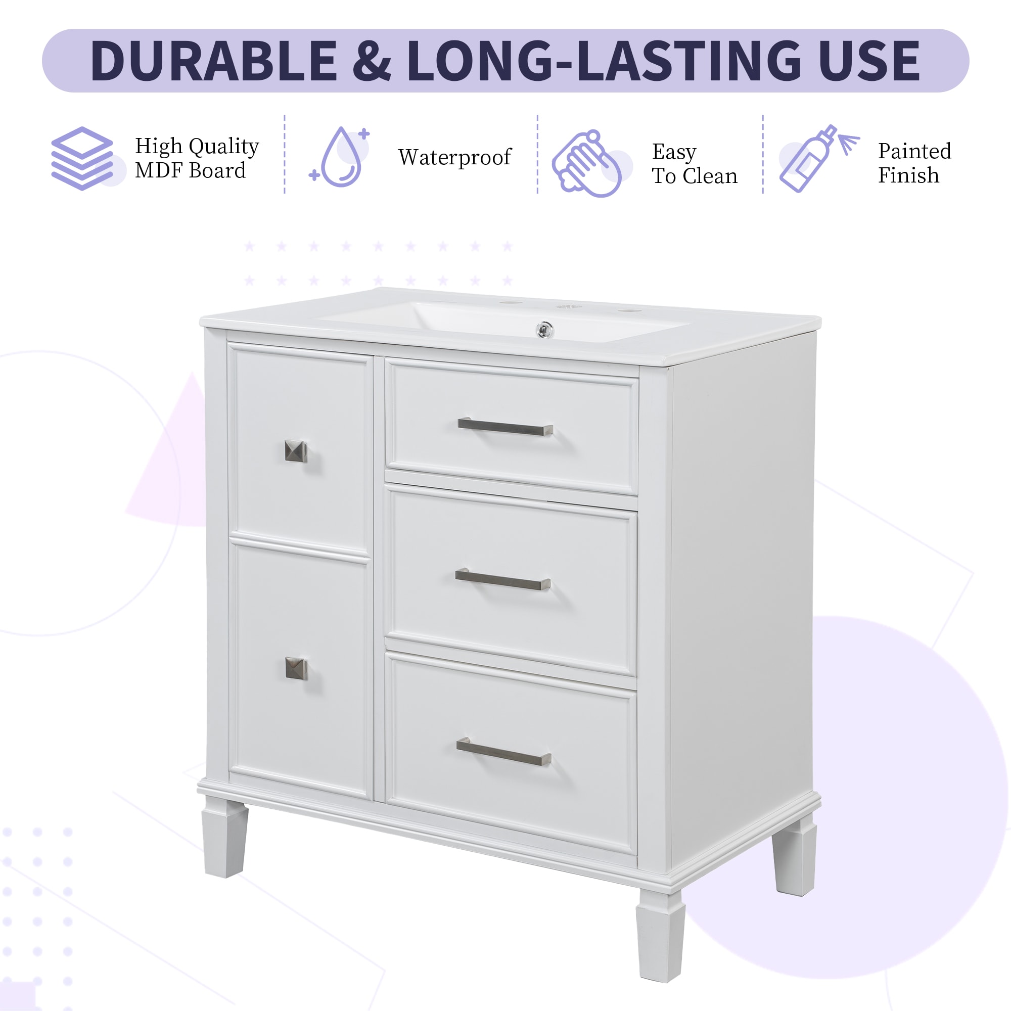 ModernLuxe L3P-N725P257604K Bath-Vanity-Combo - View #5