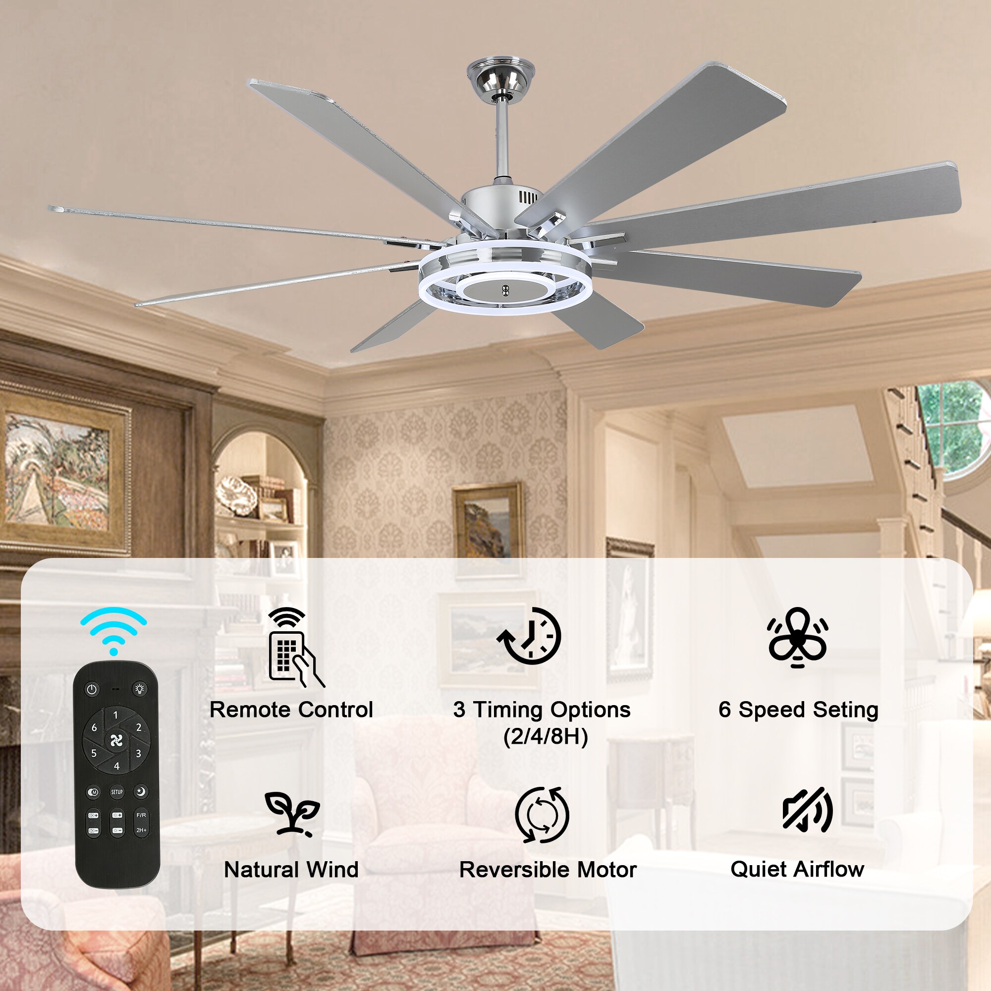 Bella Depot DCFSD7202-C Ceiling-Fans - View #5