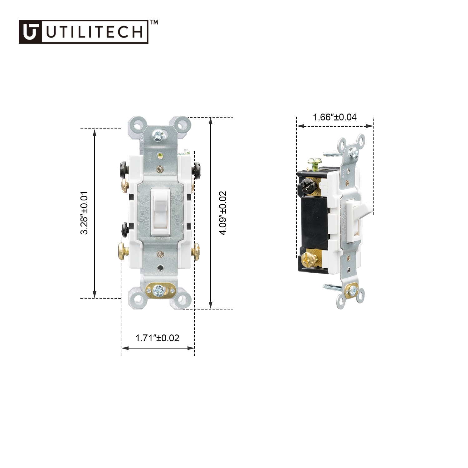 Utilitech 1003S-WH10 Lighting-Controls - View #3