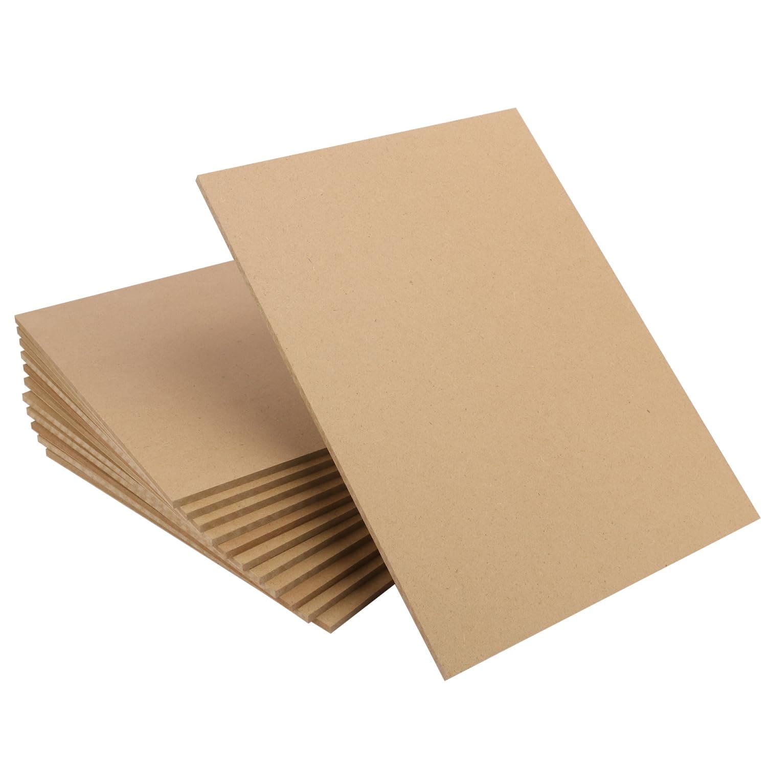 Aoibox  11 x 13 8 in MDF Boards 1 4 in Thick Smooth Unfinished Chipboard Sheets for Laser Engraving CNC Cutting
