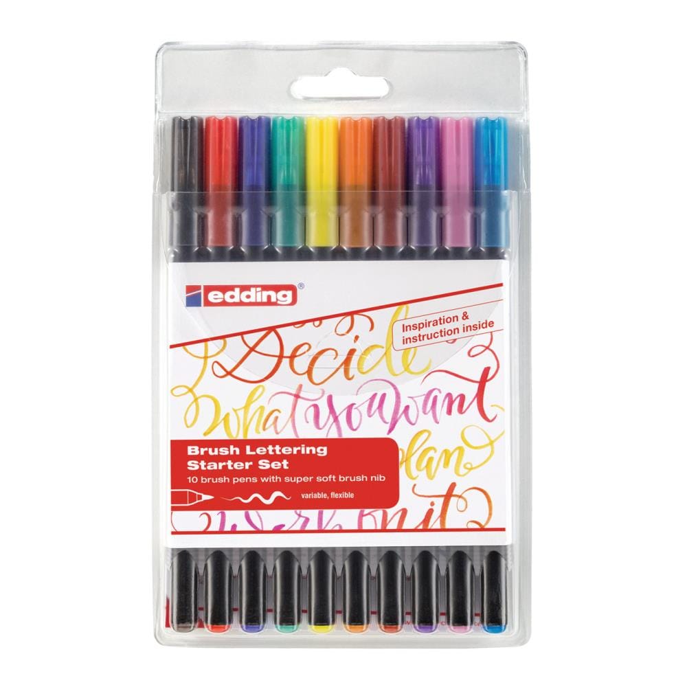 Edding 1300 Color Fiber Pen Set 10 Colors