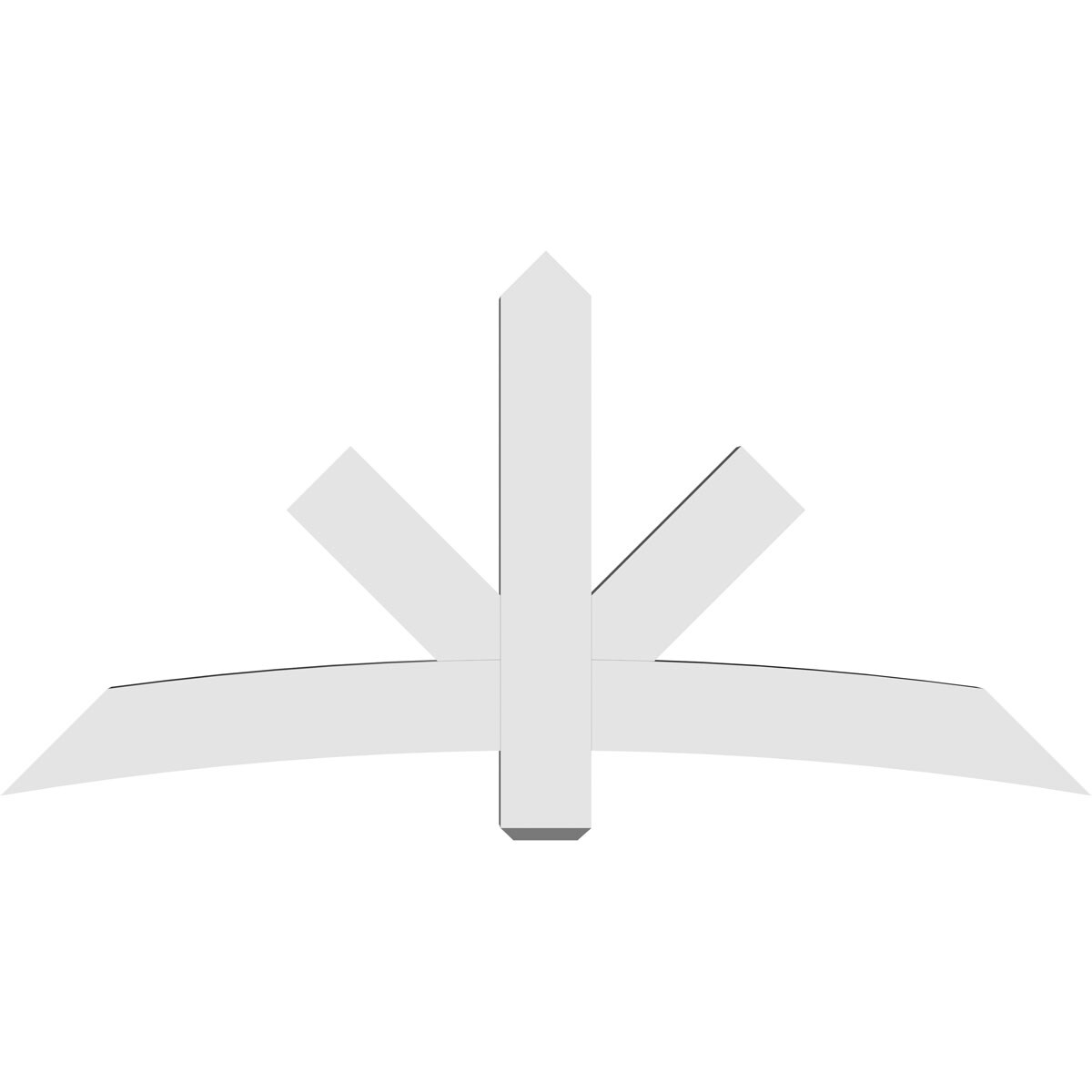Ekena Millwork GBP072X36X0406ALB00 Exterior-Brackets-Braces - View #4