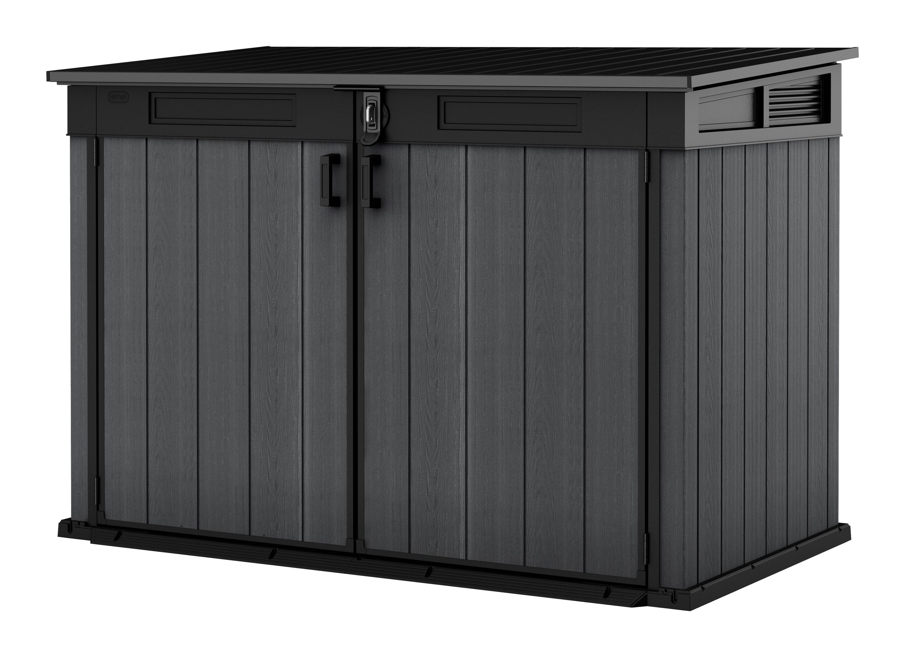 Keter 6.25-ft x Cortina Resin Storage Shed (Floor Included) in Vinyl & Resin Sheds at Lowes.com