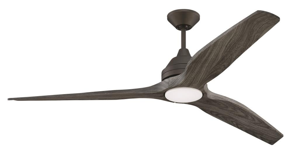 Craftmade K11288 Limerick 60-in Espresso LED Indoor/Outdoor Ceiling Fan with Remote (3-Blade)