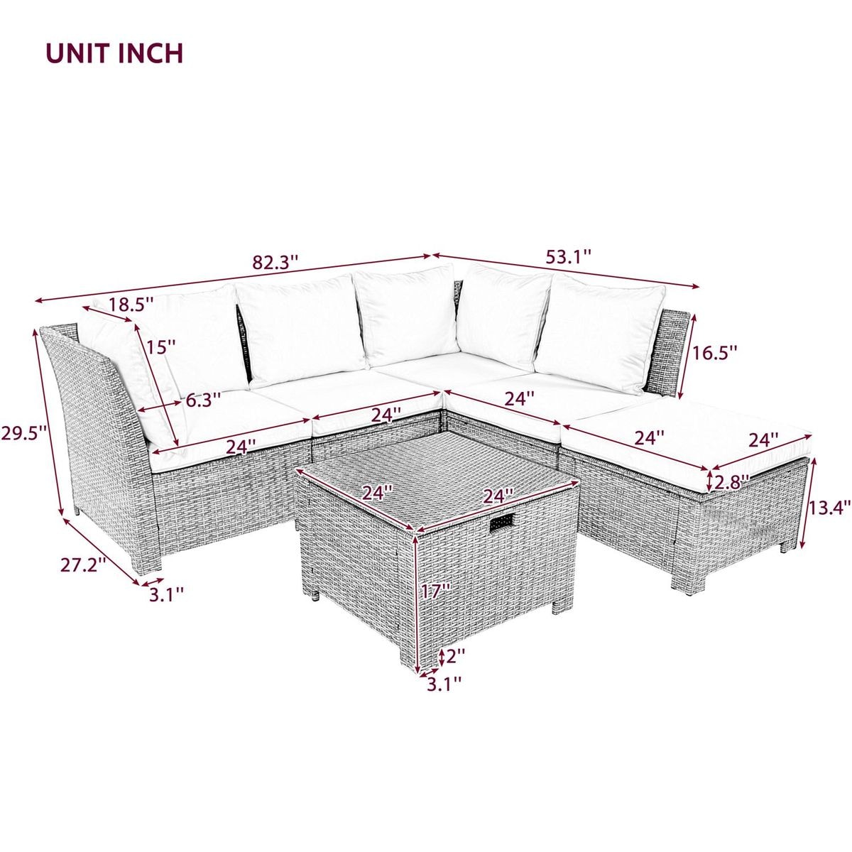 JASMODER SP100003AAA Patio-Sofas-Daybeds - View #5
