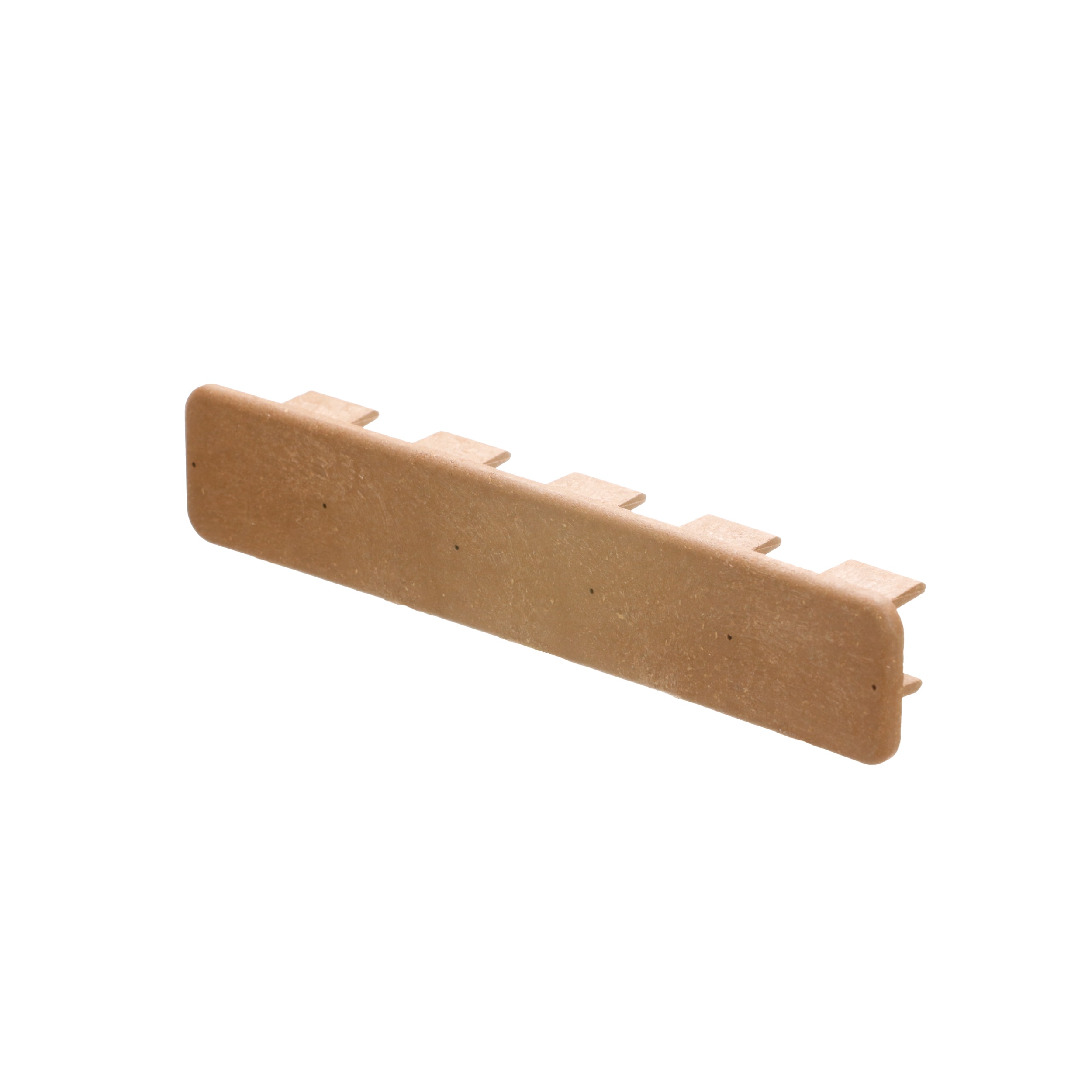 DuxxBak Composite Decking Commercial Dekk Mahogany 8-in Brown Composite End cap 2 -Pack #DX-COMMDEKK-ENDCAPM