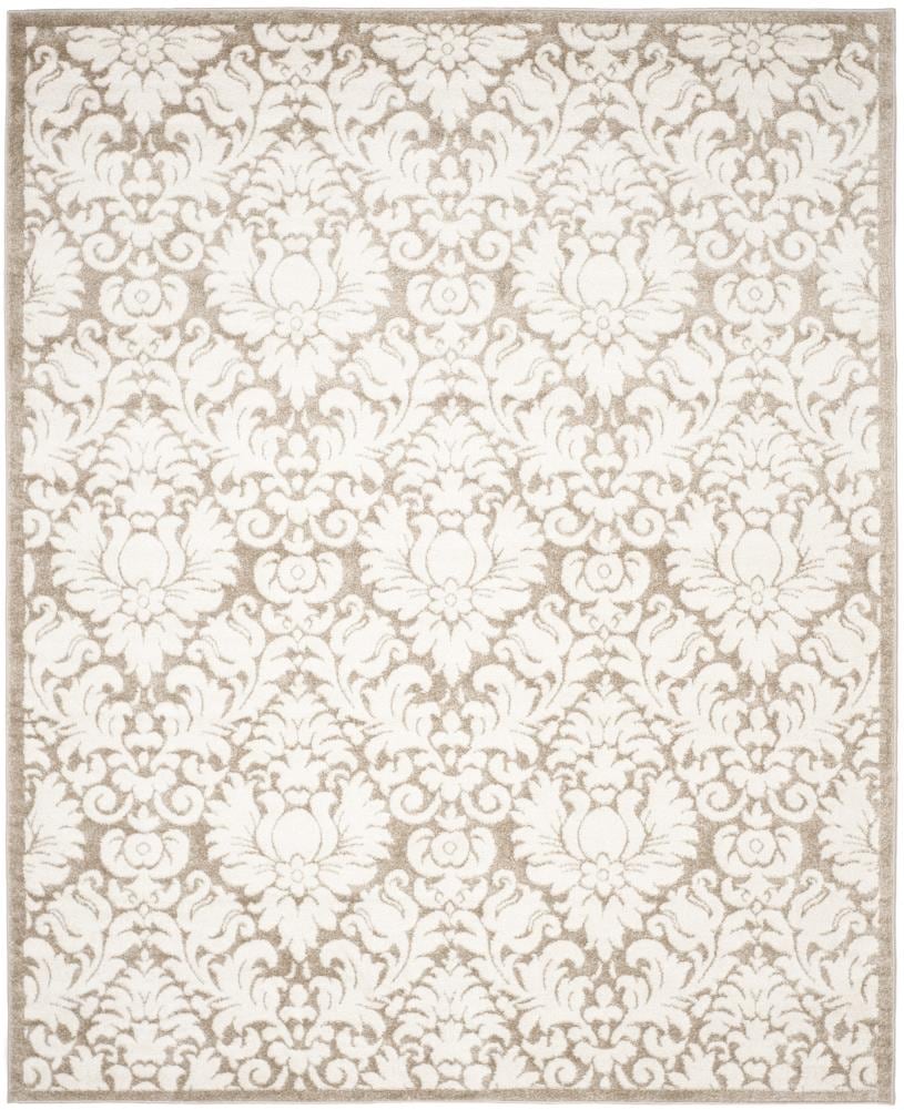 Safavieh AMT427S-8 Mirabel 8 x 10 (ft) Loomed Polypropylene Wheat/Beige Rectangular Indoor/Outdoor Damask Area rug