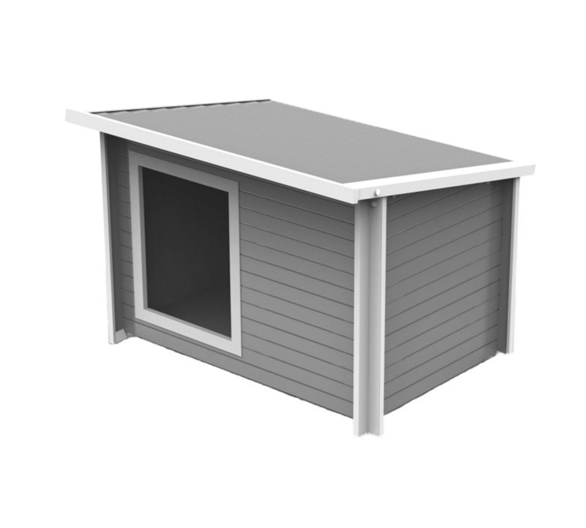 New Age Pet ECOH205JMB Composite Outdoor Extra large Dog House - Thumbnail