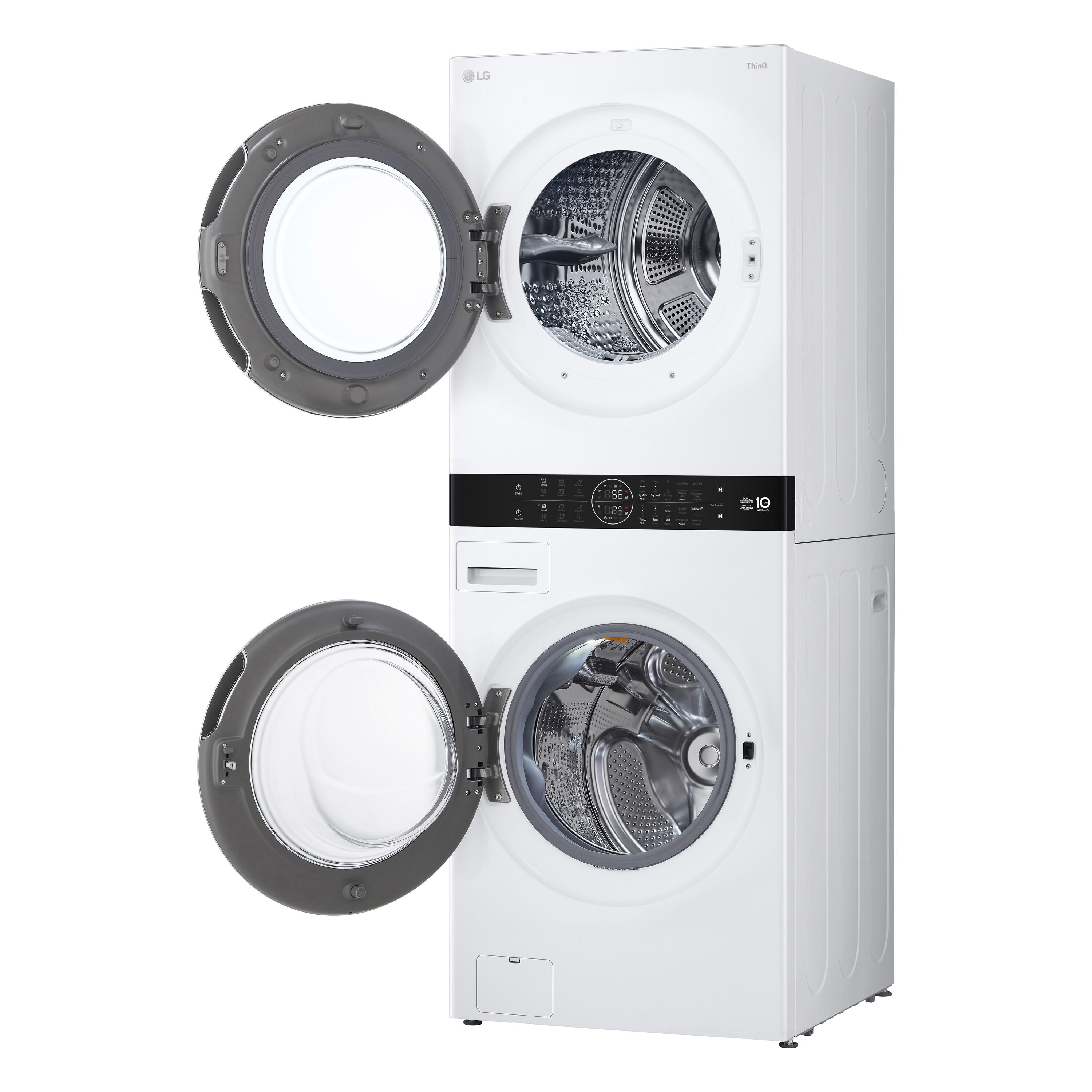 LG Ventless Heat Pump Washtower Electric Stacked Laundry Center with 5 ...