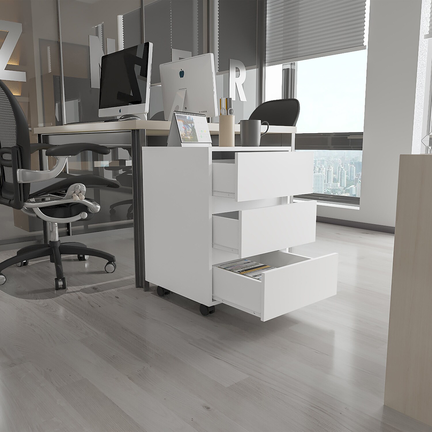 Mondawe MO-HW65987WH Filing-Cabinets - View #3