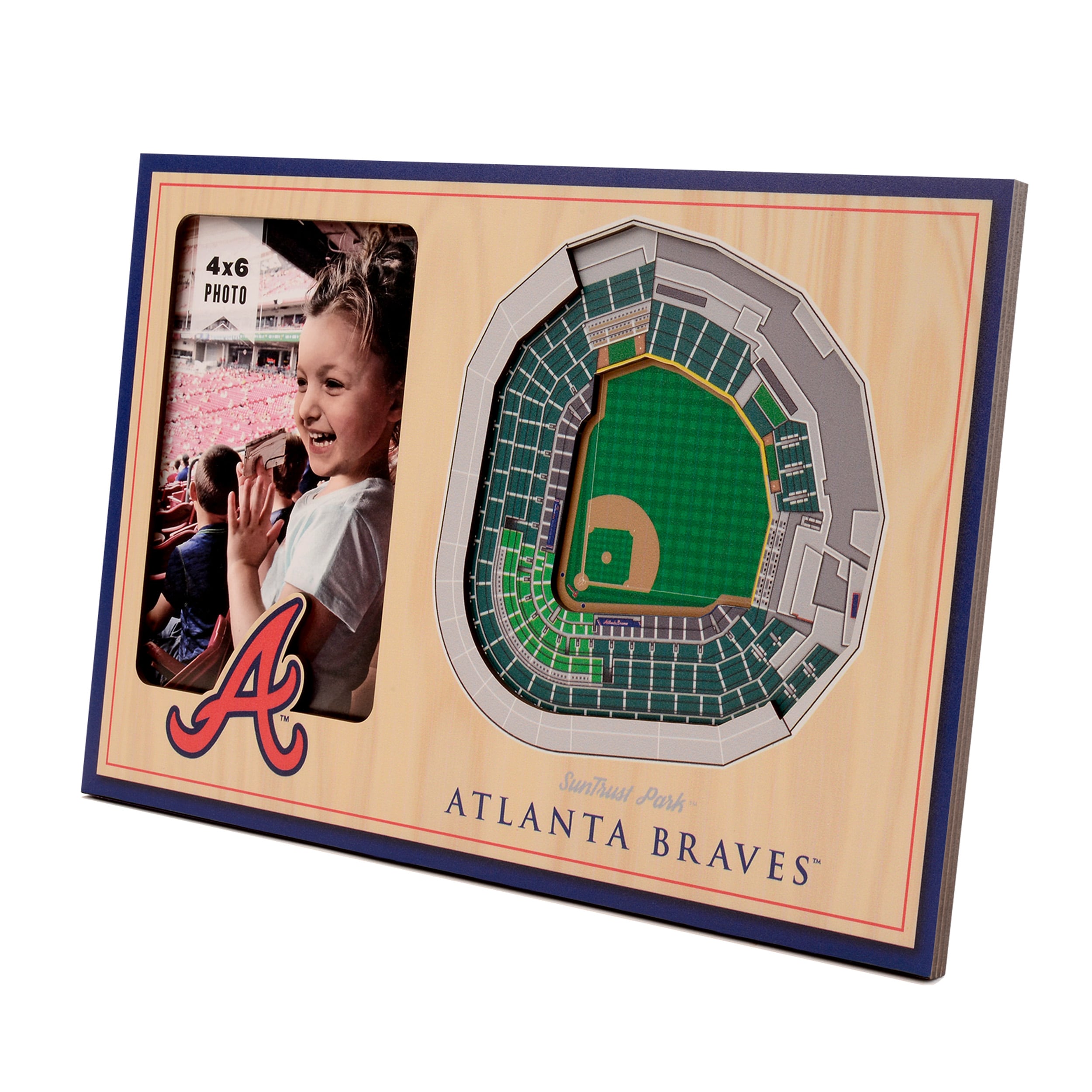 Officially Licensed MLB Atlanta Braves 3D Stadium Banner