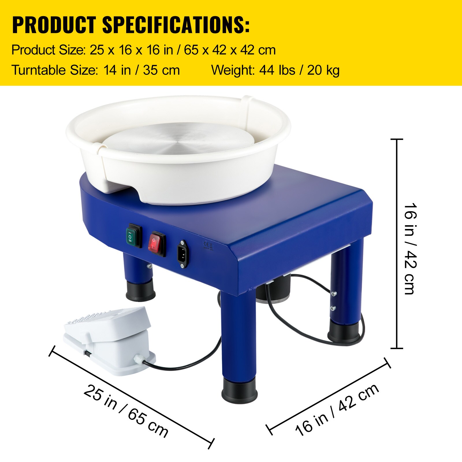 VEVOR SJS14INCH110VSHLYV1 Crafting-Machines-Accessories - View #7