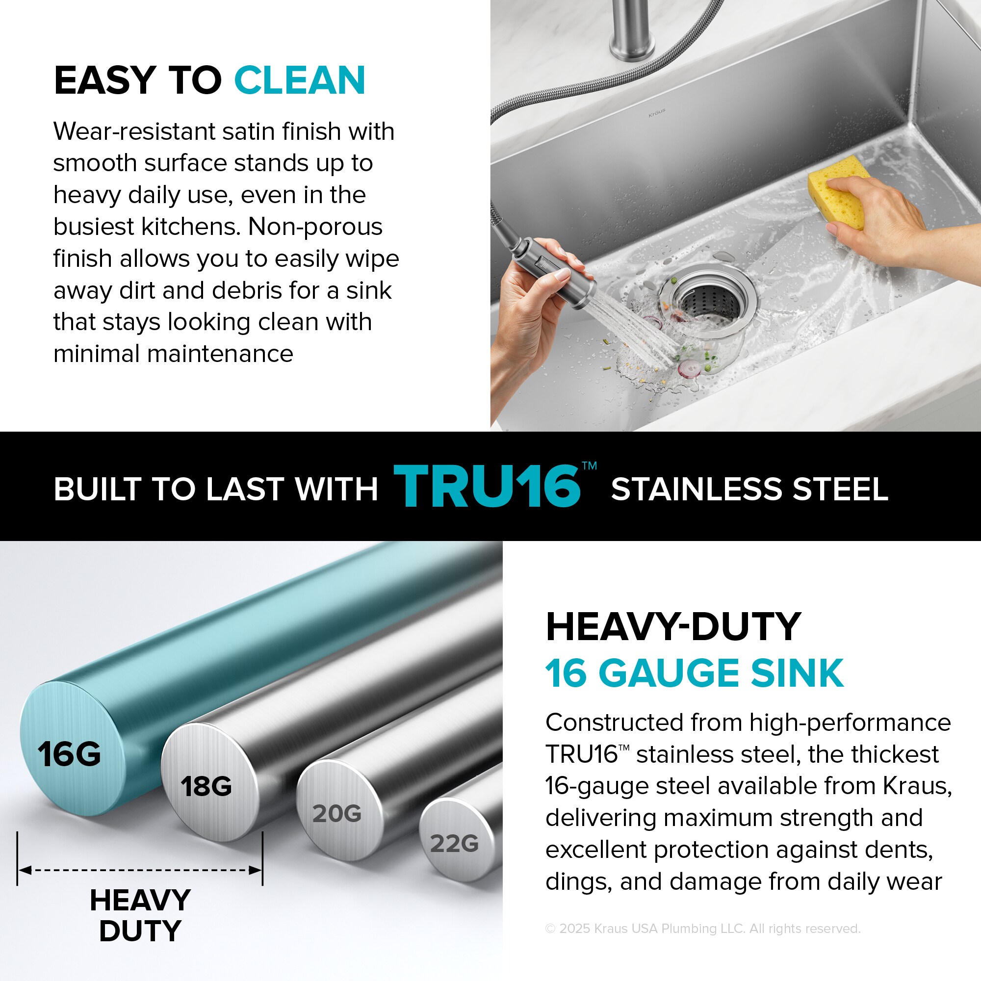 Kraus KHU103-33 Kitchen-Sinks - View #9