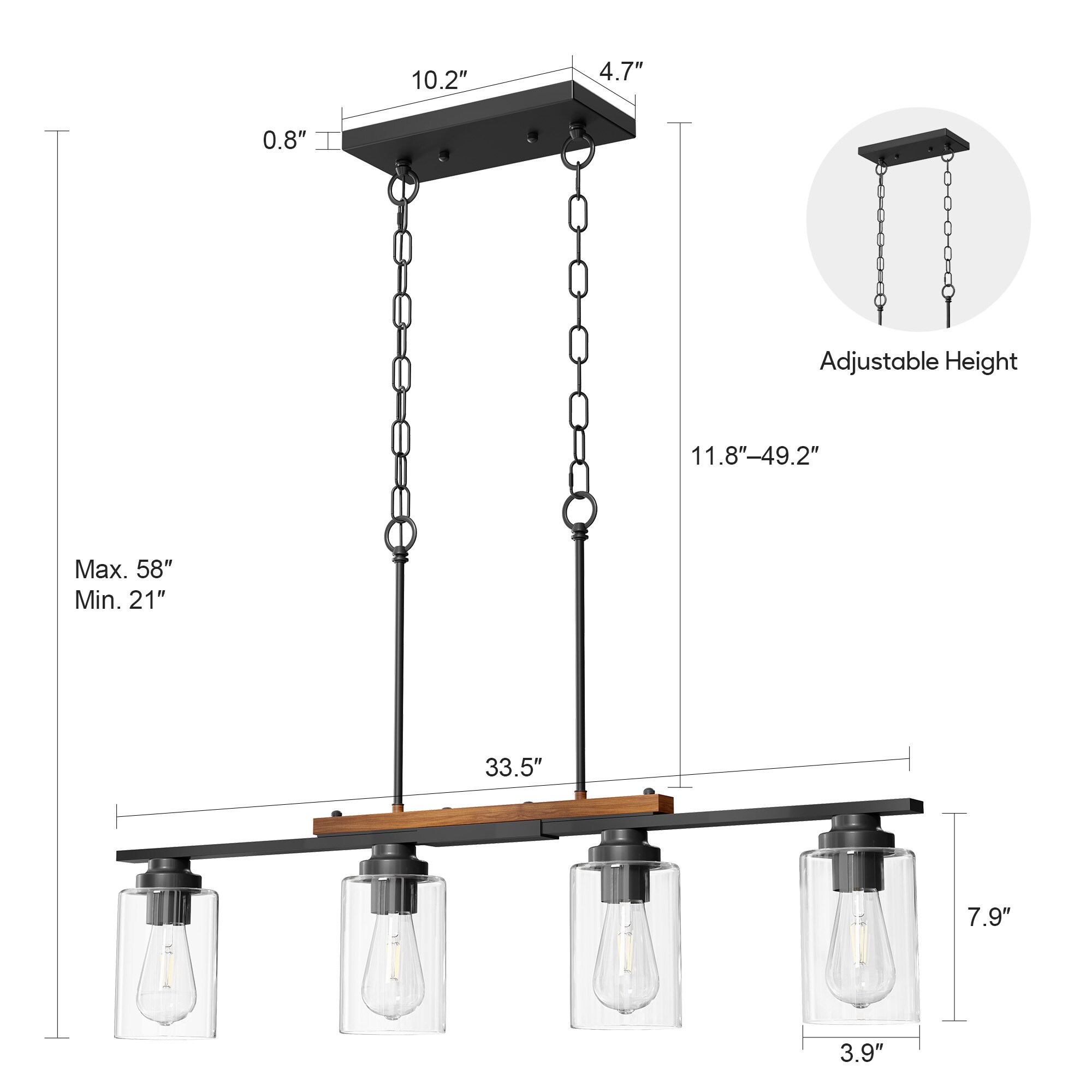 CO-Z HCF-15CH-04 Pendant-Lights - View #5