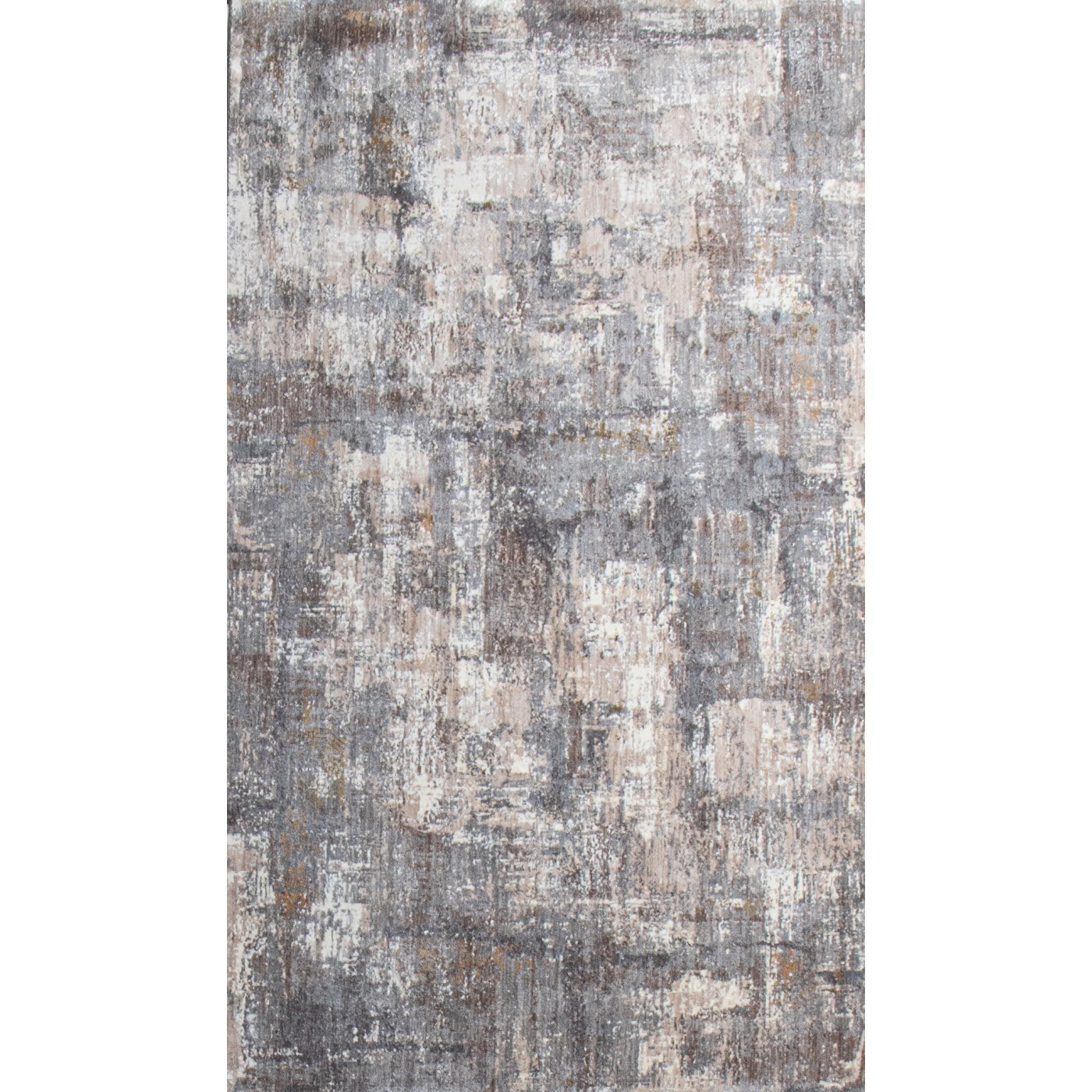 Bashian 649652329857 Montrose 4 x 6 (ft) Polyester Cream/Grey Rectangular Indoor Abstract Area rug