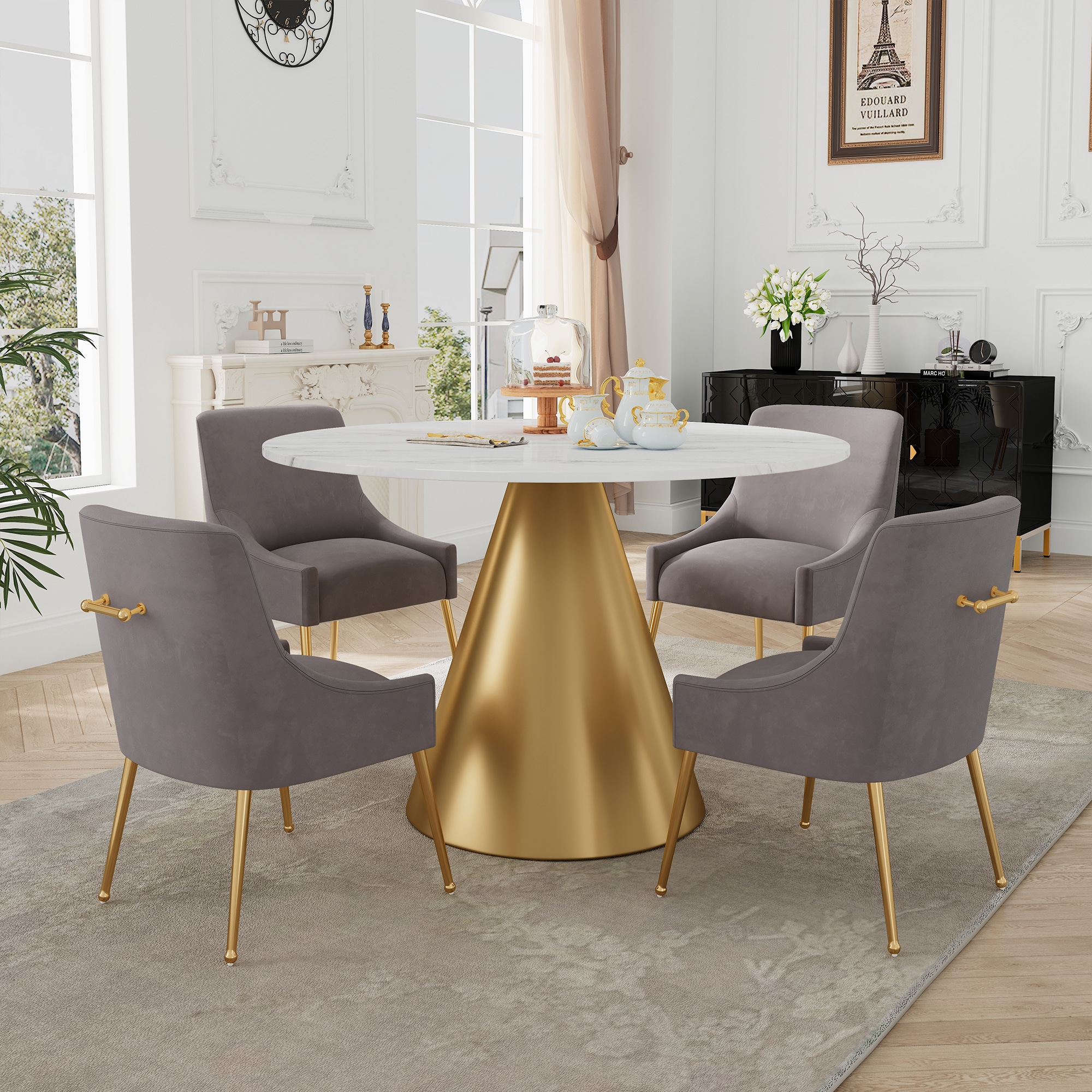 Clihome CL-RT3-BWHBG700GY Dining-Sets - View #3