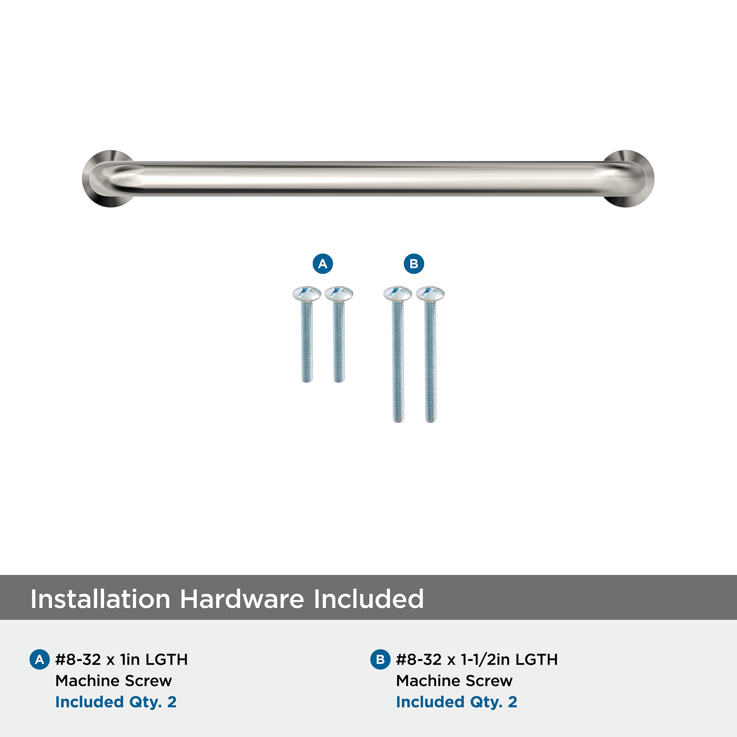Polished Nickel 5-1/16 inch Cabinet Bar Pull