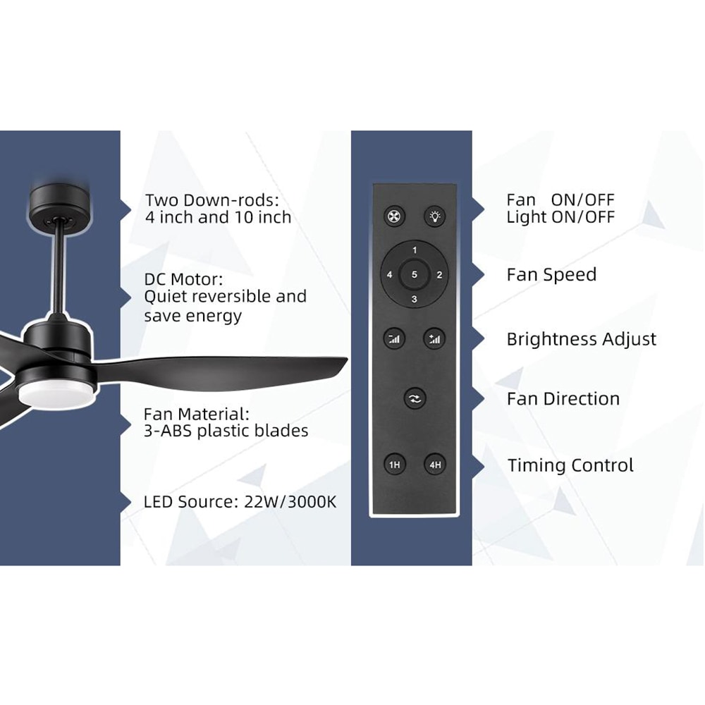 Topcraft TCCF30BK Ceiling-Fans - View #8