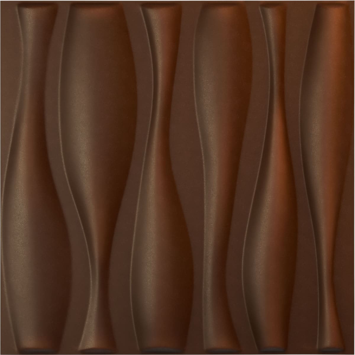 Ekena Millwork WP20X20FADRU 19-5/8-in x 19-5/8-in Embossed Paintable/Stainable Red PVC Abstract Wall Panel ( 2.67-sq ft )