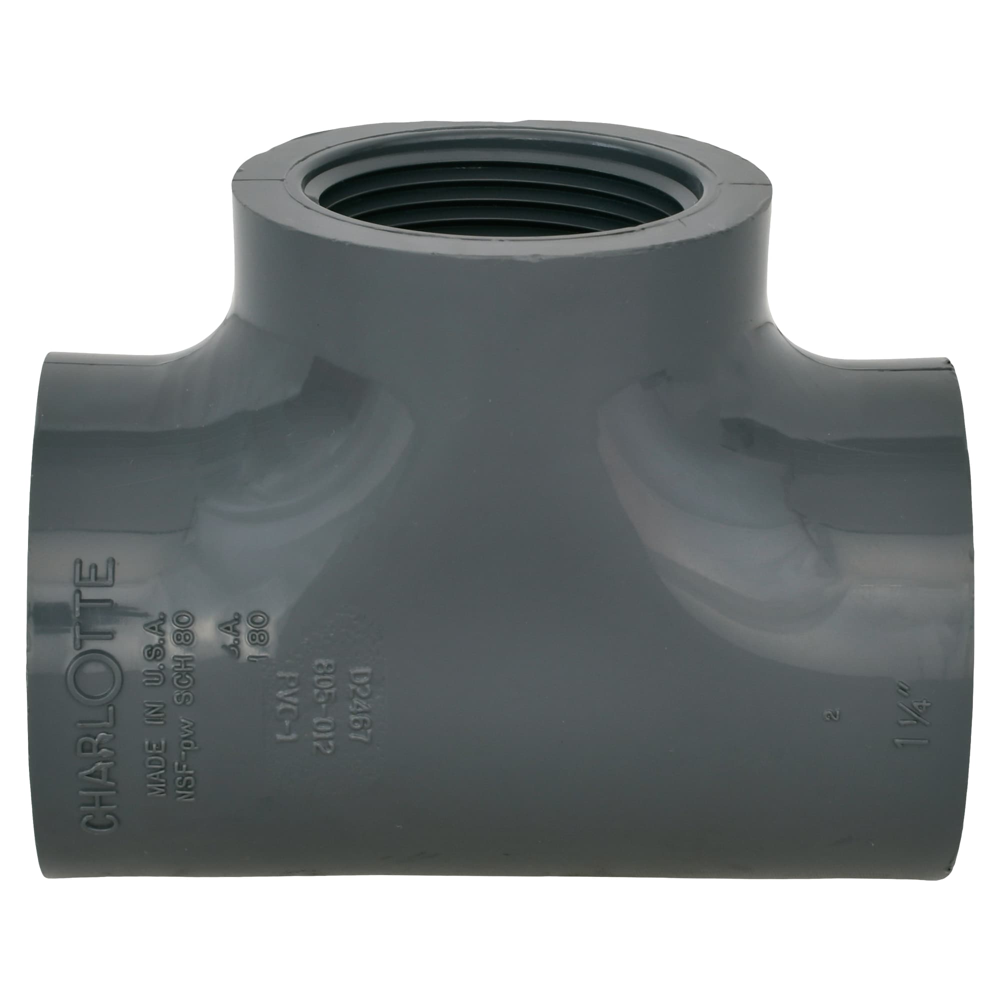 Charlotte Pipe PVC 08402  1600 Pvc-Pressure-Sch-40-Fittings - View #5