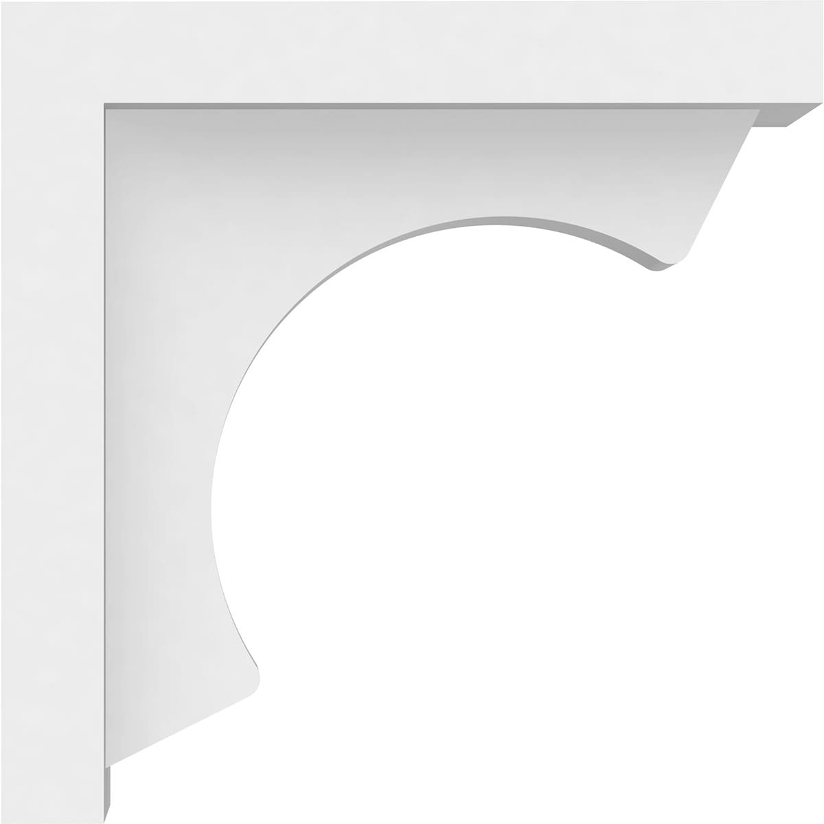 Ekena Millwork BKTP02X06X06EMR Exterior-Brackets-Braces - View #3