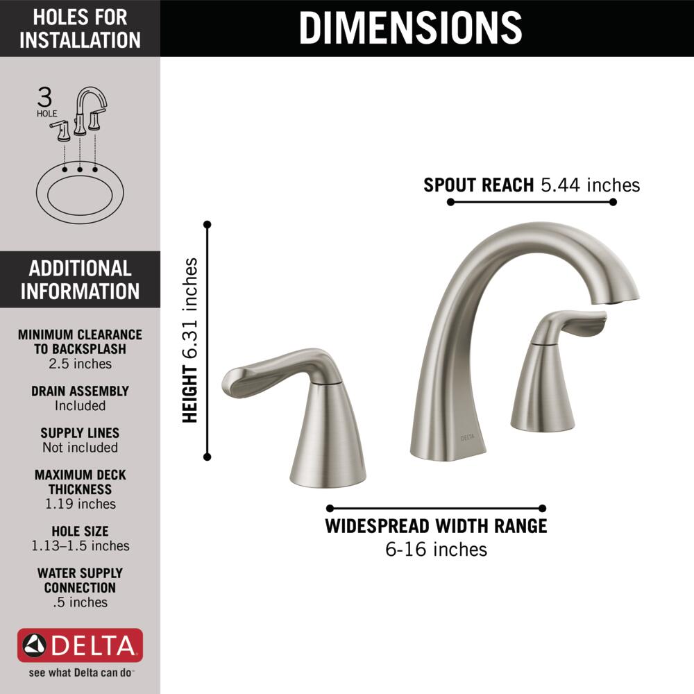 Delta 35840LF-SP Lavatory-Faucets - View #5