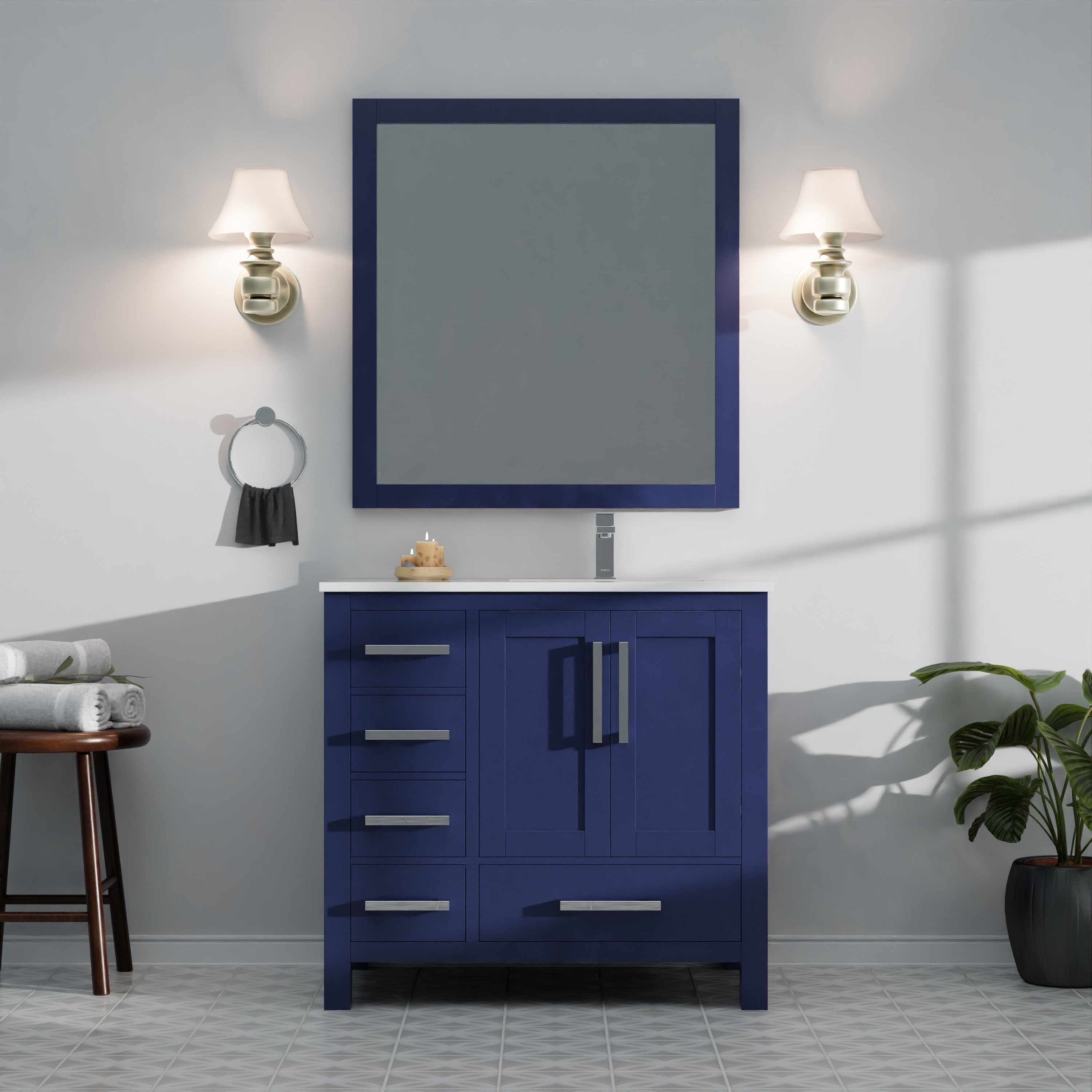 Lexora LJ342236SEWQ000R Bath-Vanity-Combo - View #11