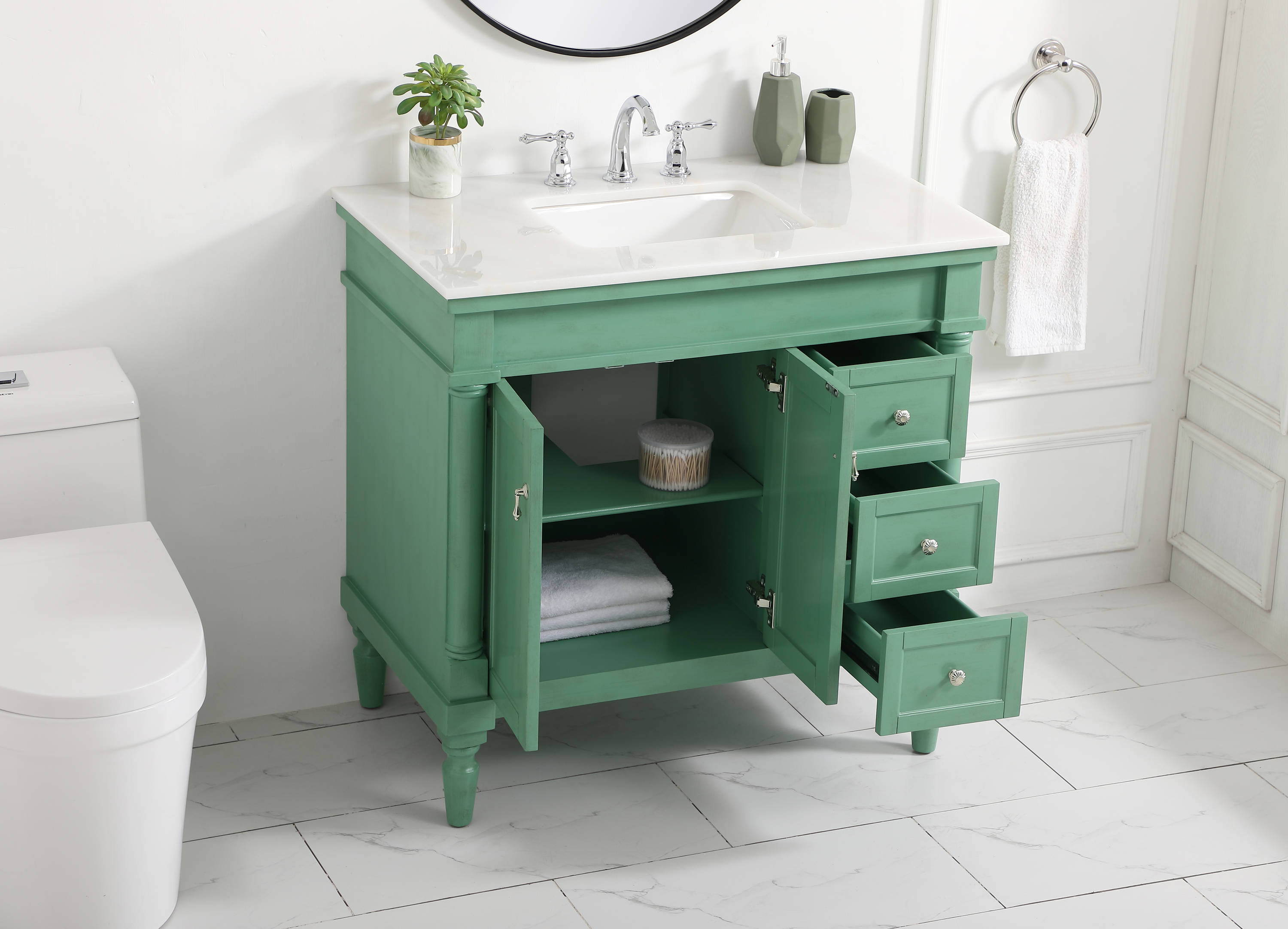Elegant Decor HF39108VM Bath-Vanity-Combo - View #4
