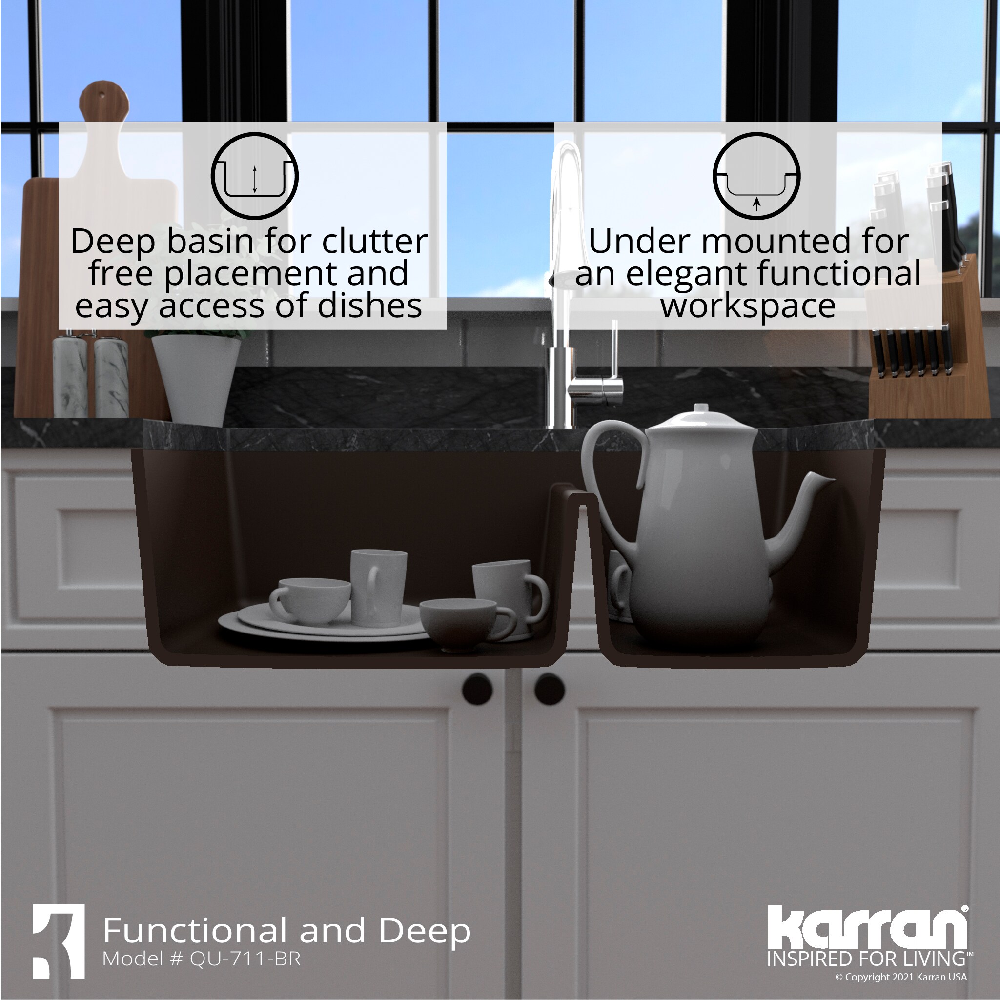 Karran QU-711-BR-PK1 Kitchen-Sinks - View #10