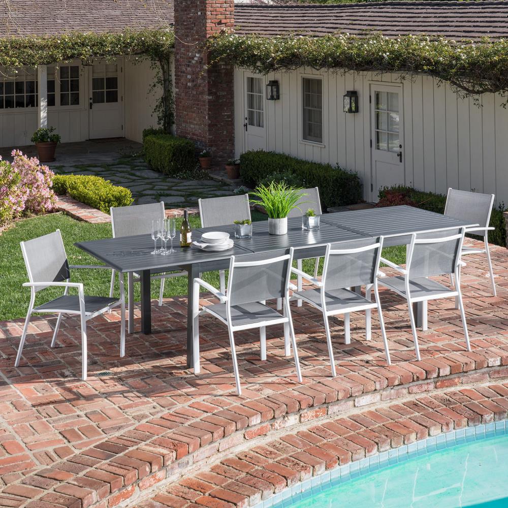 Hanover DAWDN9PC-WHT Patio-Dining-Sets - View #11
