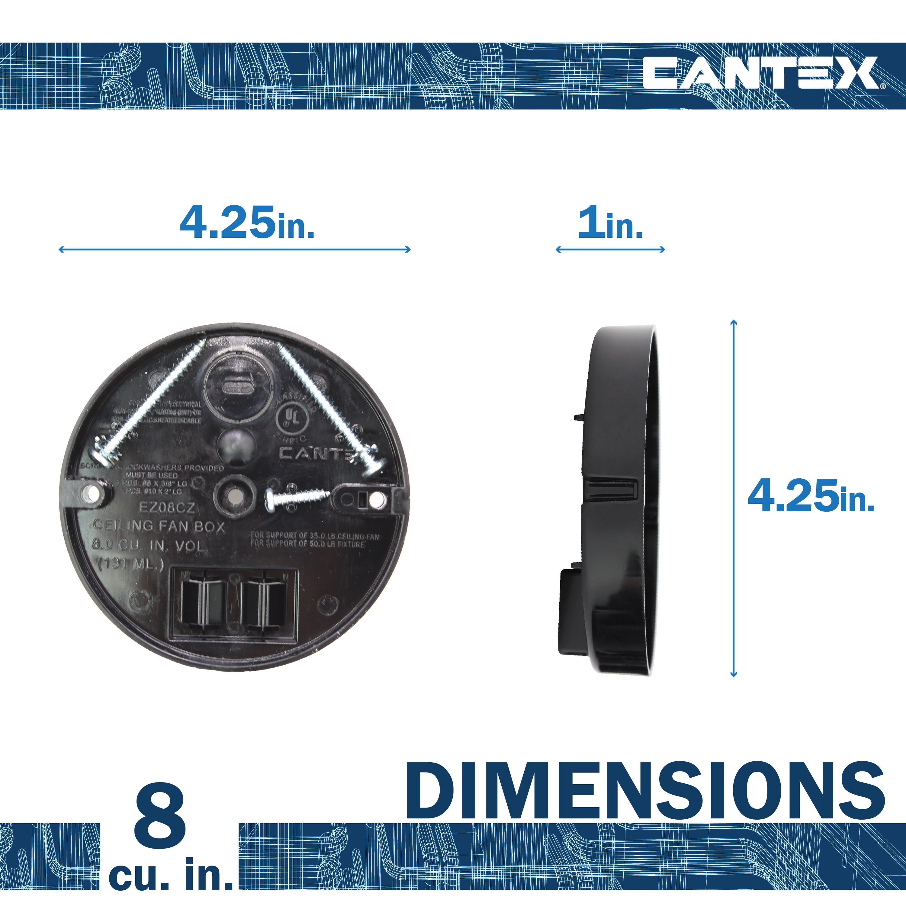 CANTEX LEZ08CZ Electrical-Box - View #4