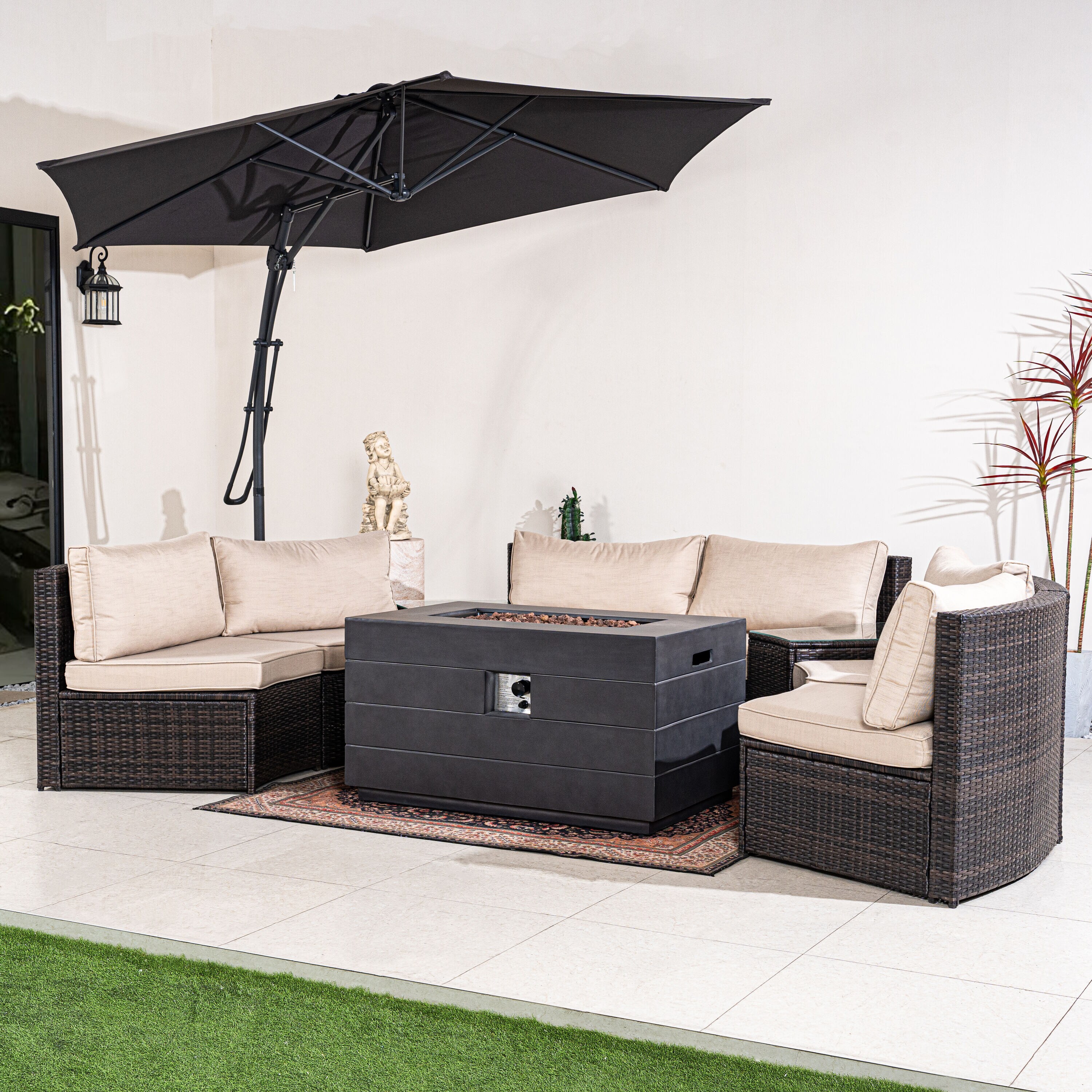 Direct Wicker DWG-1205BR2150D Patio-Conversation-Sets - View #4