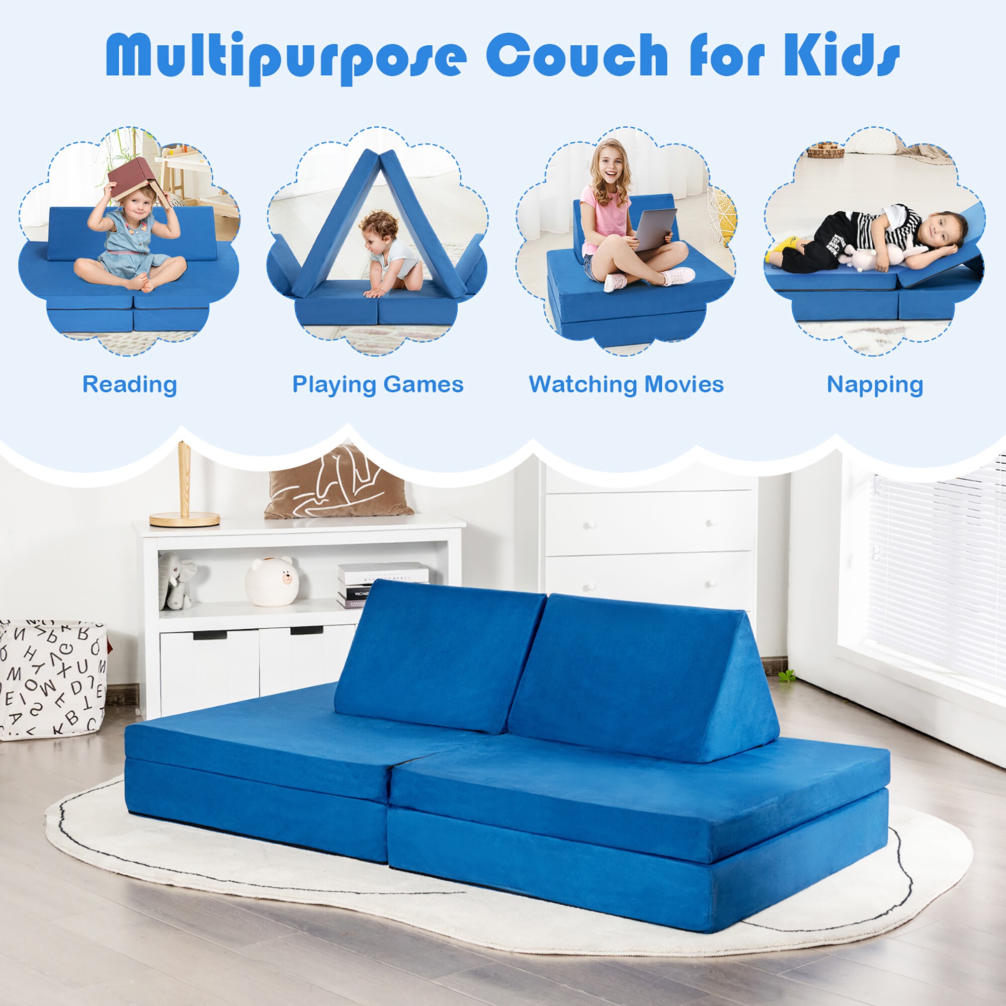 Costway SXL00175 Sofas-Loveseats - View #6