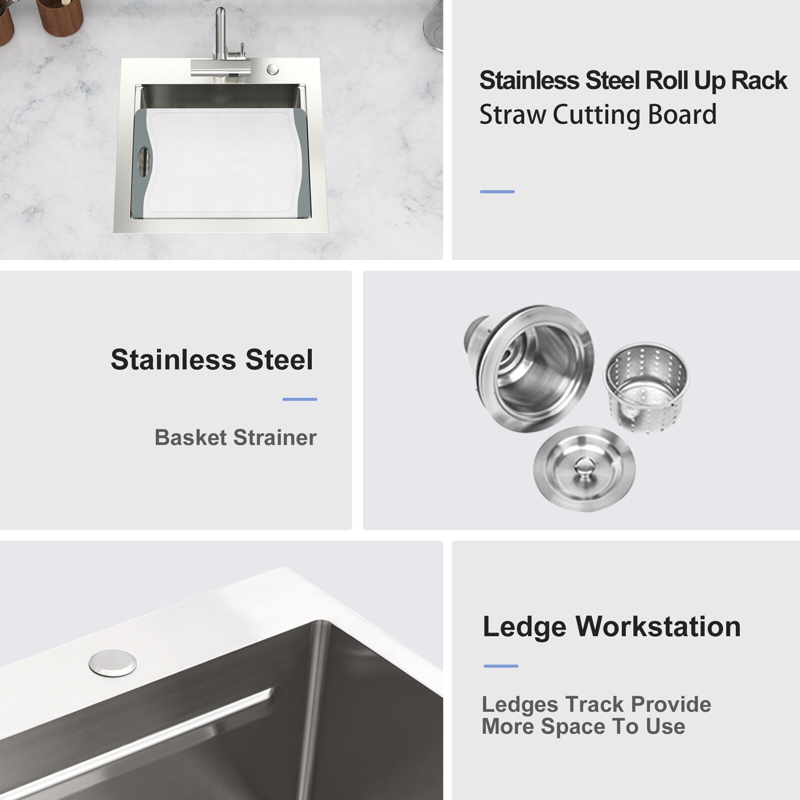 YERIVA DJGA311136 Kitchen-Sinks - View #4