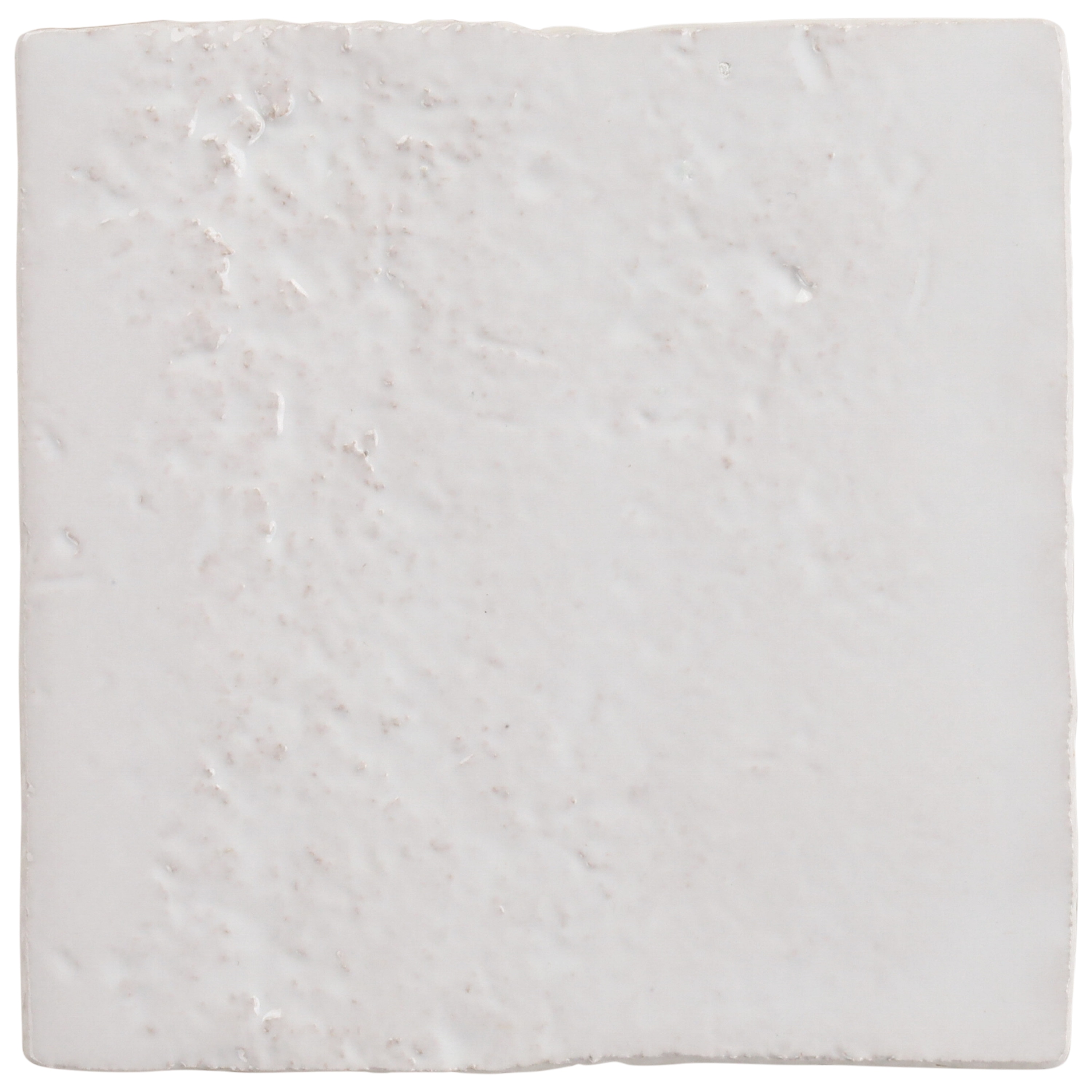 Artmore Tile Sample - Ember White 5-in x 5-in Glossy Ceramic Stone look Wall Tile #EXT3RD110017