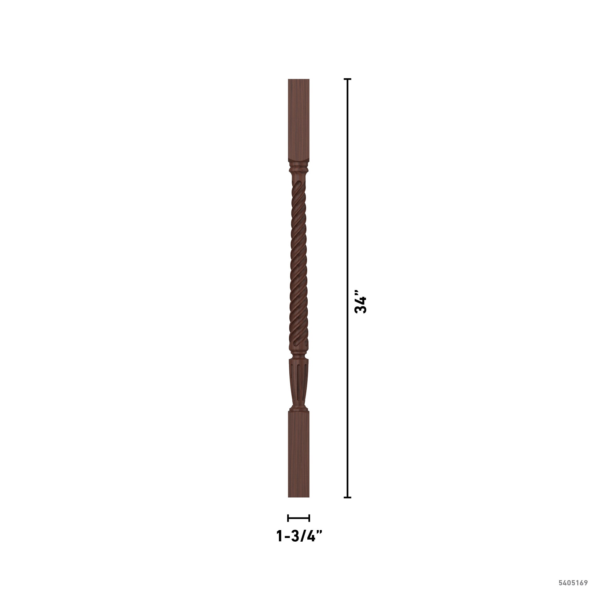 L.J. Smith Stair Systems LJT-2005-W 34 Interior-Stairpart-Balusters - View #4