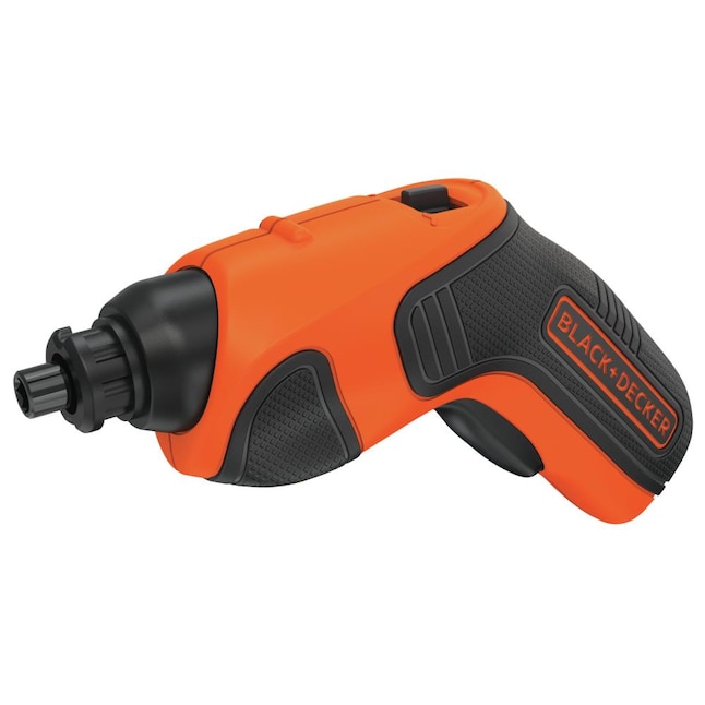 BLACK+DECKER 4-volt Max 3/8-in Cordless Screwdriver (1-Battery Included and Charger  Included) in the Cordless Screwdrivers department at